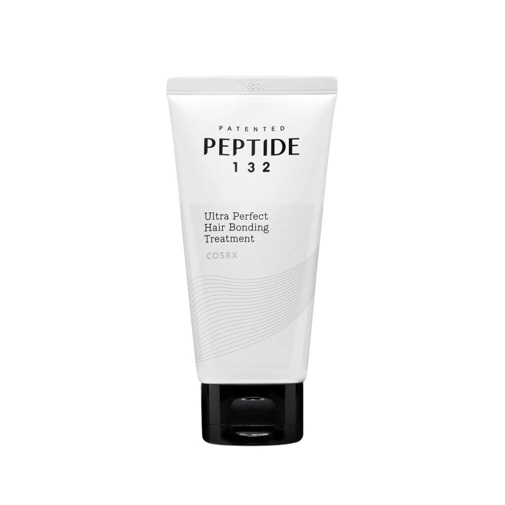 Frau hält Tube PEPTIDE 132. Text: Upgrade Your Hair Routine. Klinisch bewiesen.