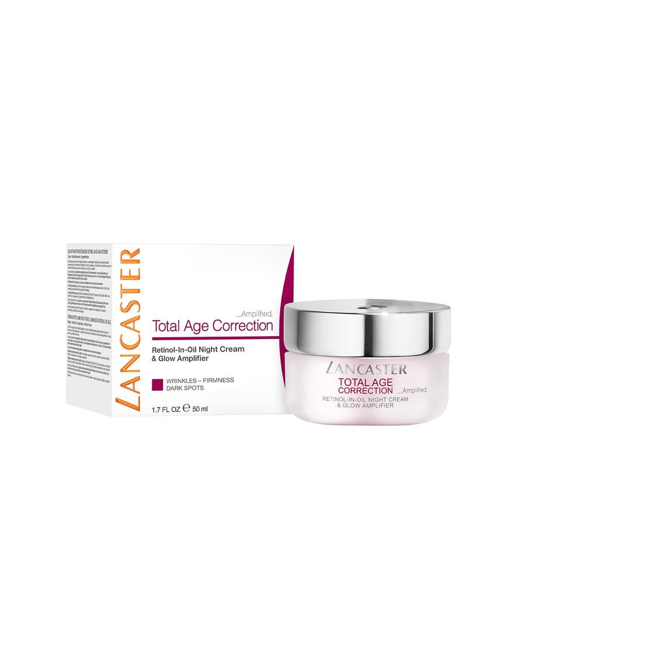 Lancaster, Total Age Correction Retinol-in-Oil Night Cream & Glow Amplifier