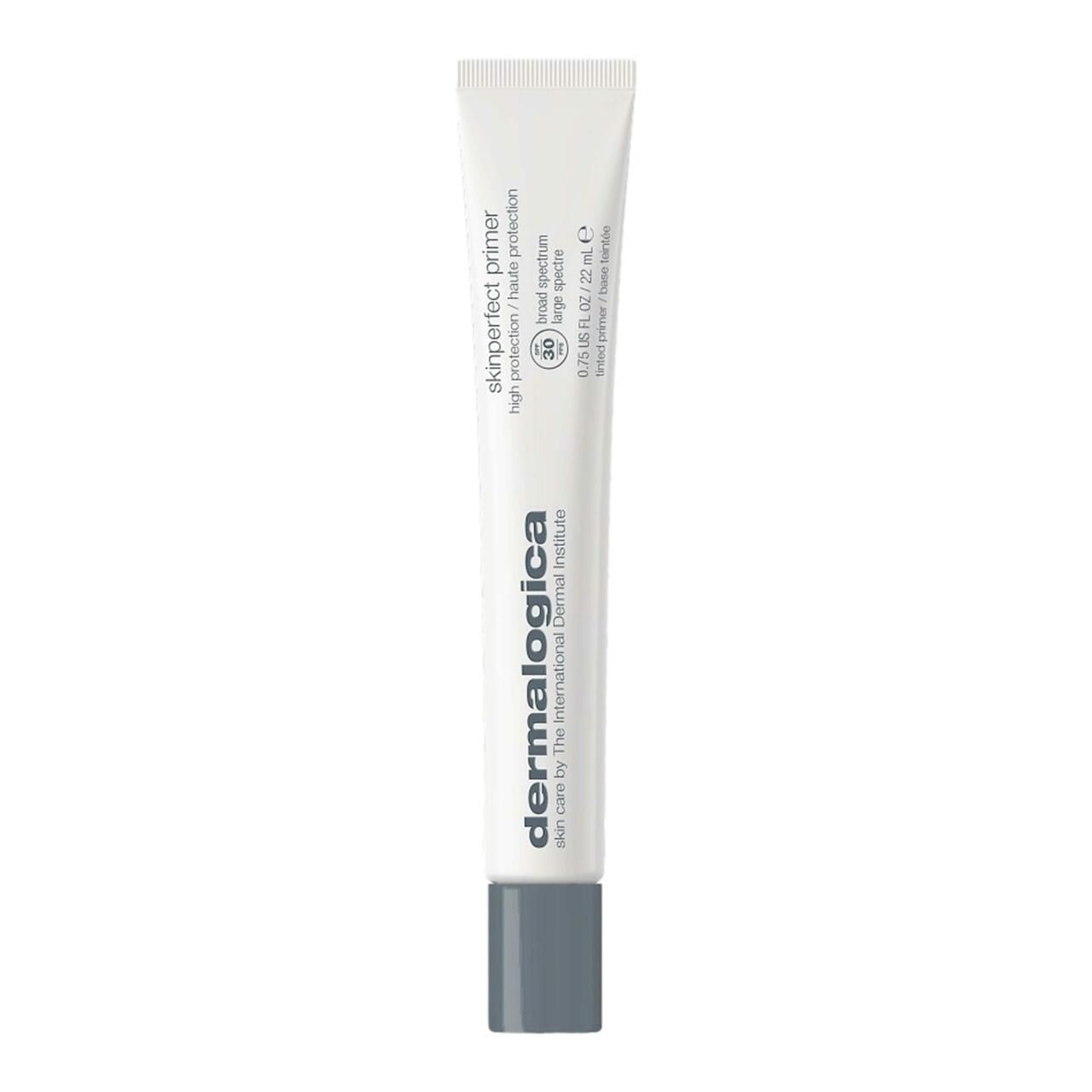 Weiße Tube mit grauer Kappe. Aufschrift: dermalogica skinperfect primer SPF 30.