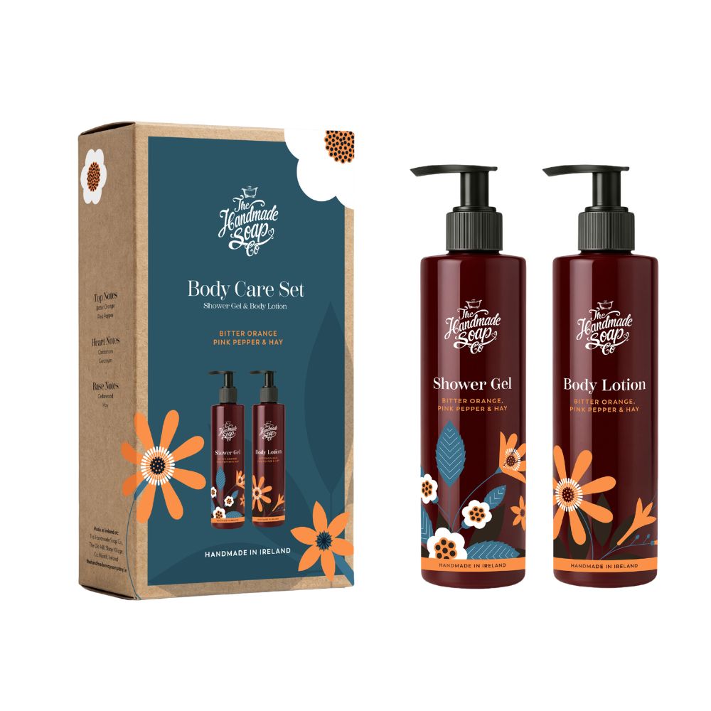 Handmade Soap Company Geschenkset Body Wash & Lotion Bitter Orange 500 ml Set