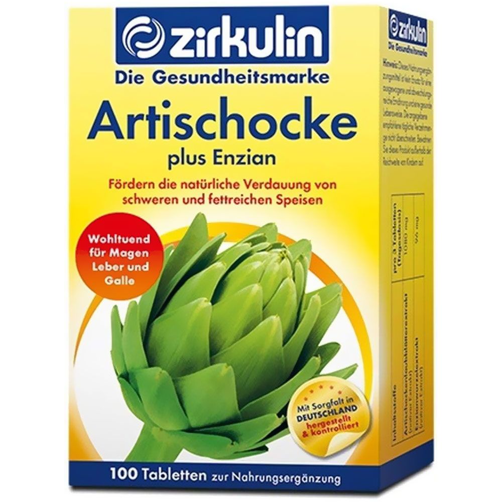 Zirkulin Artischocke plus Enzian Tabletten