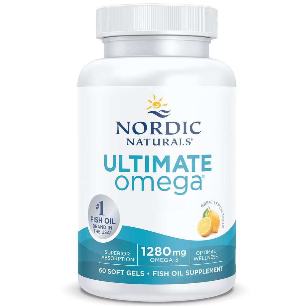 Nordic Naturals Ultimate Omega-3 mit EPA und DHA, hochdosiert, Zitronengeschmack, Weichkapseln