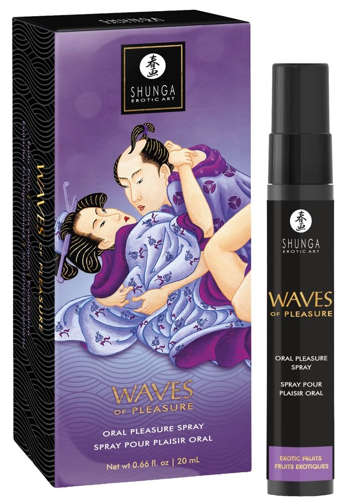 Shunga Erotic Art Waves of Pleasure Oral Pleasure Spray, 20 ml.