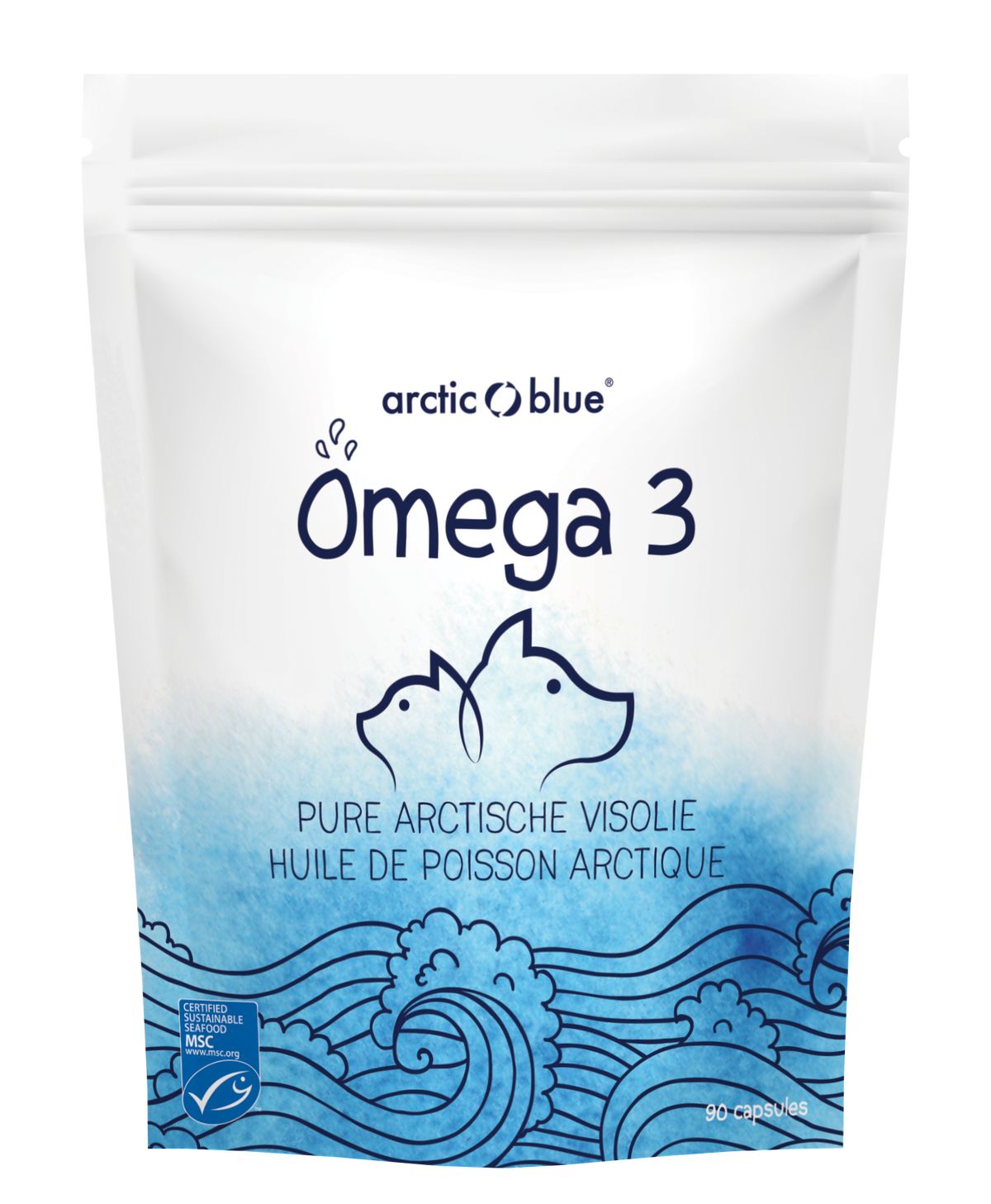 Arctic Blue Omega 3 - Fischölkapseln für Kunde, Katzen & Pferde