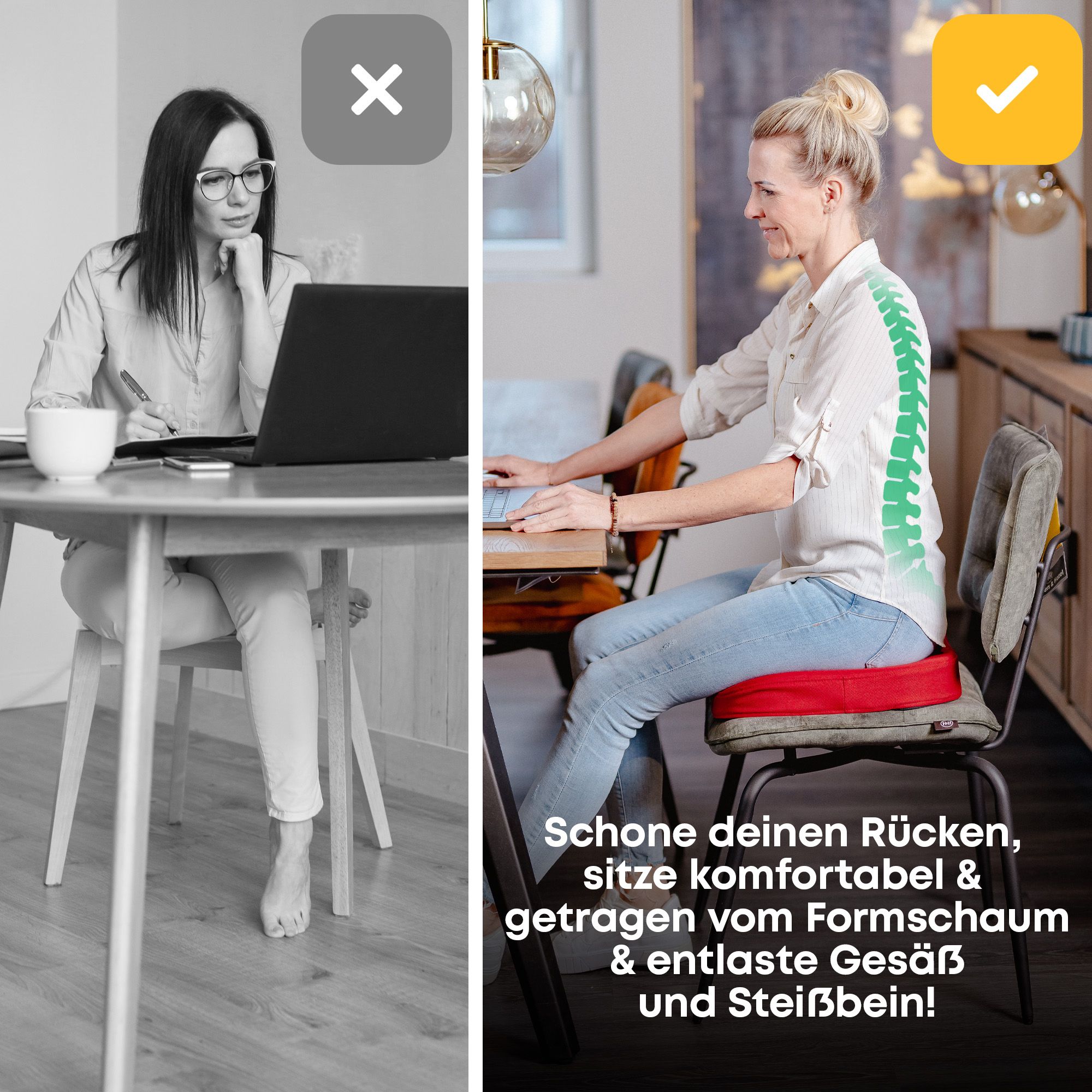 SANTERGO Orthopädisches Sitzkissen