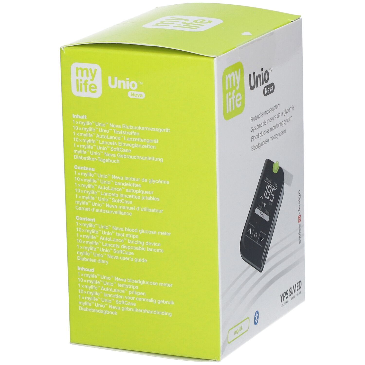 mylife Unio™ Neva Blutzuckermesssystem mg/dL