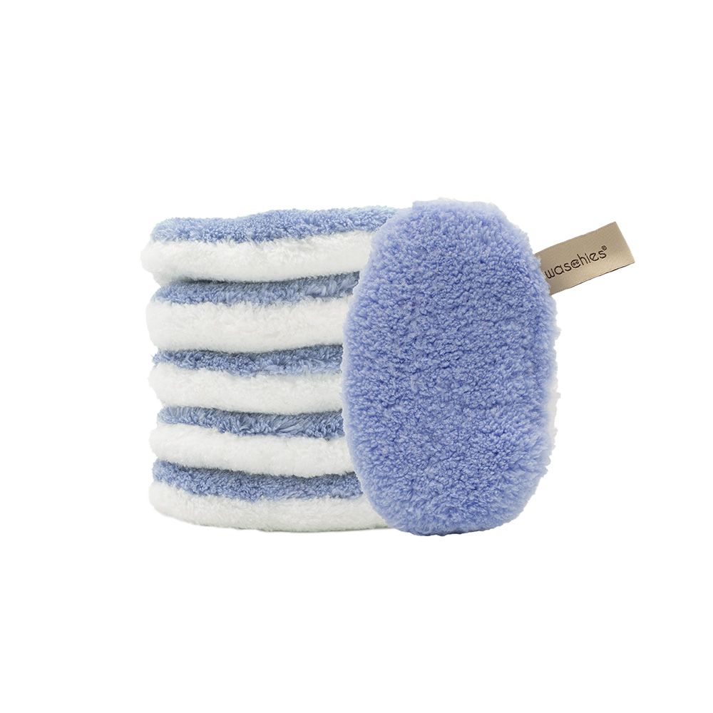 waschies nachhaltige Abschminkpads "Cornflower Edition" - 6er Set