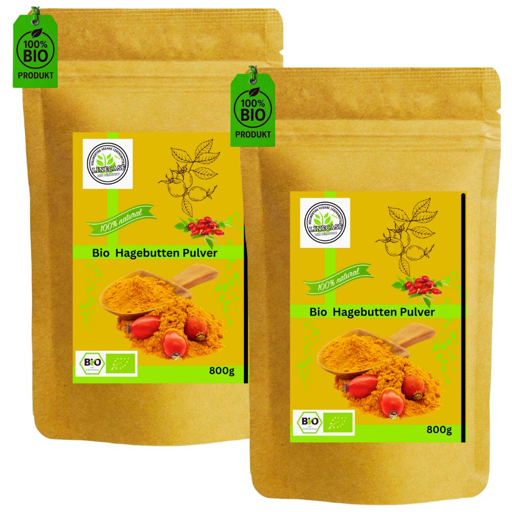 Linecase  Bio Hagenbutten Pulver gemahlen