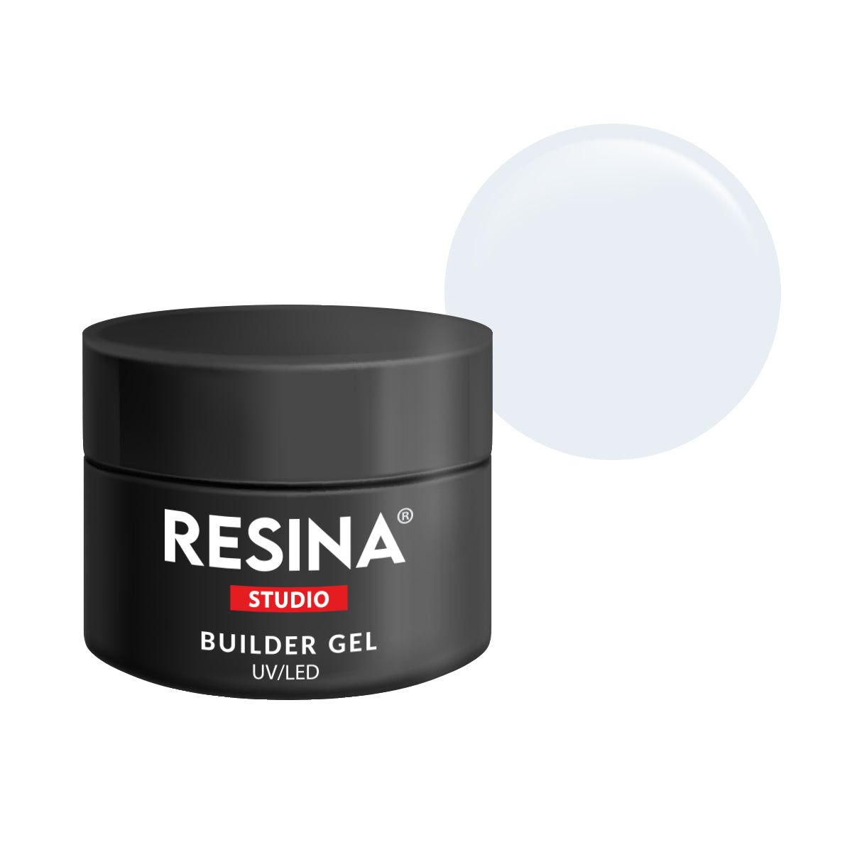 LCI Cosmetics - Builder Gel ricostruzione 15 ml - BIANCO MILKY WHEY Media densità LCI Resina Studio