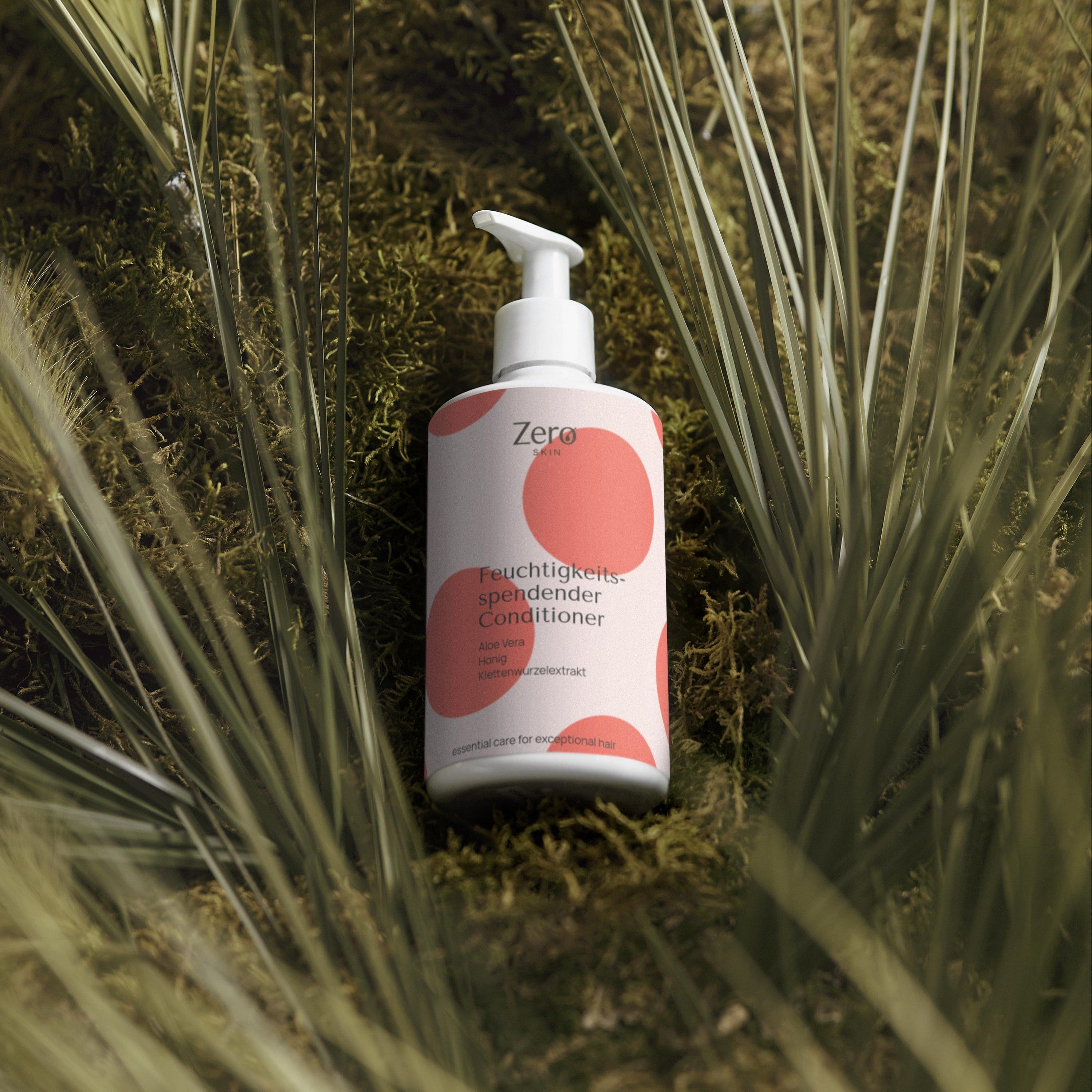 Zero Skin Feuchtigkeitsspendender Conditioner, mit Arganöl und Weizenprotein nährend glättend