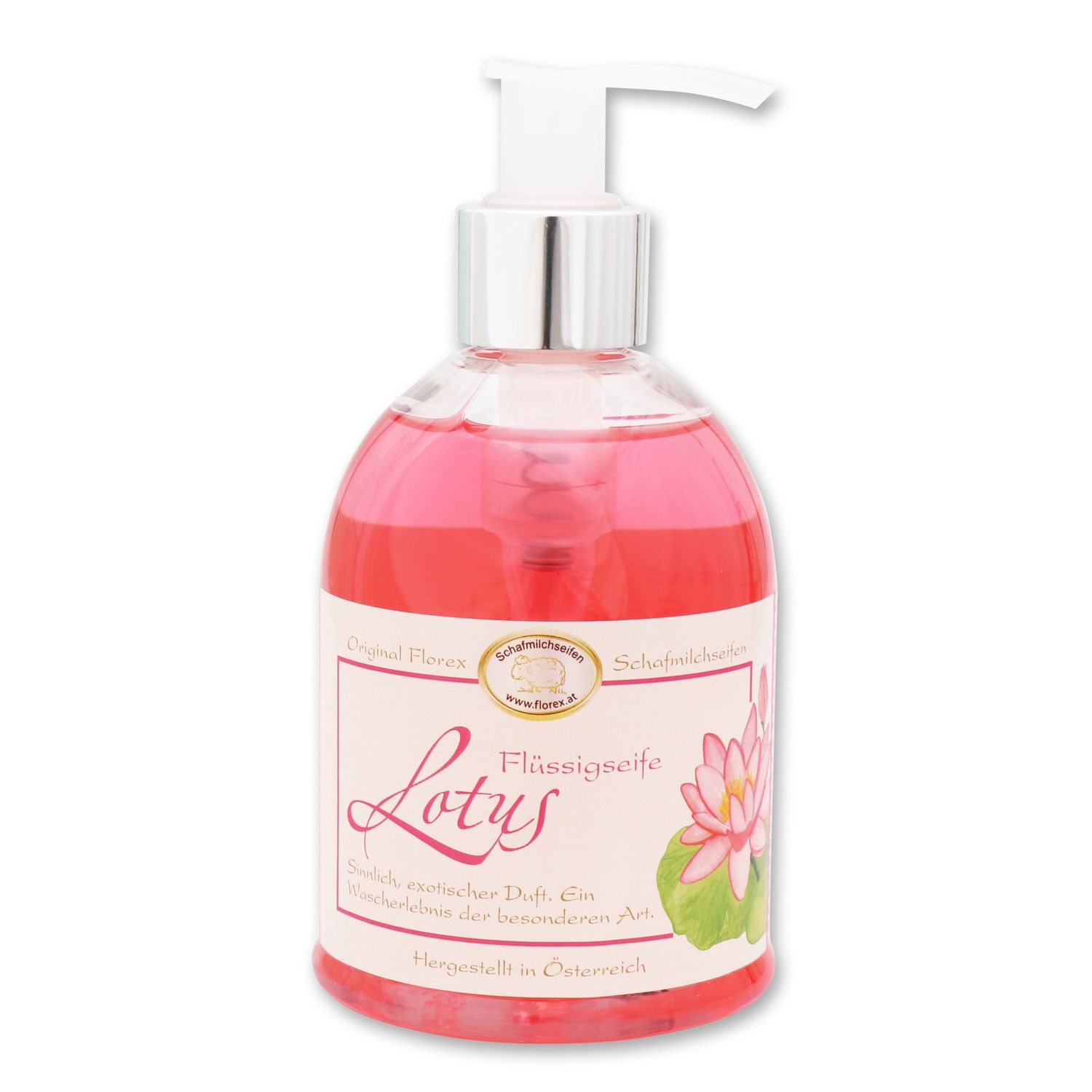 Flüssigseife Lotus mit Spender Bio Schafmilch