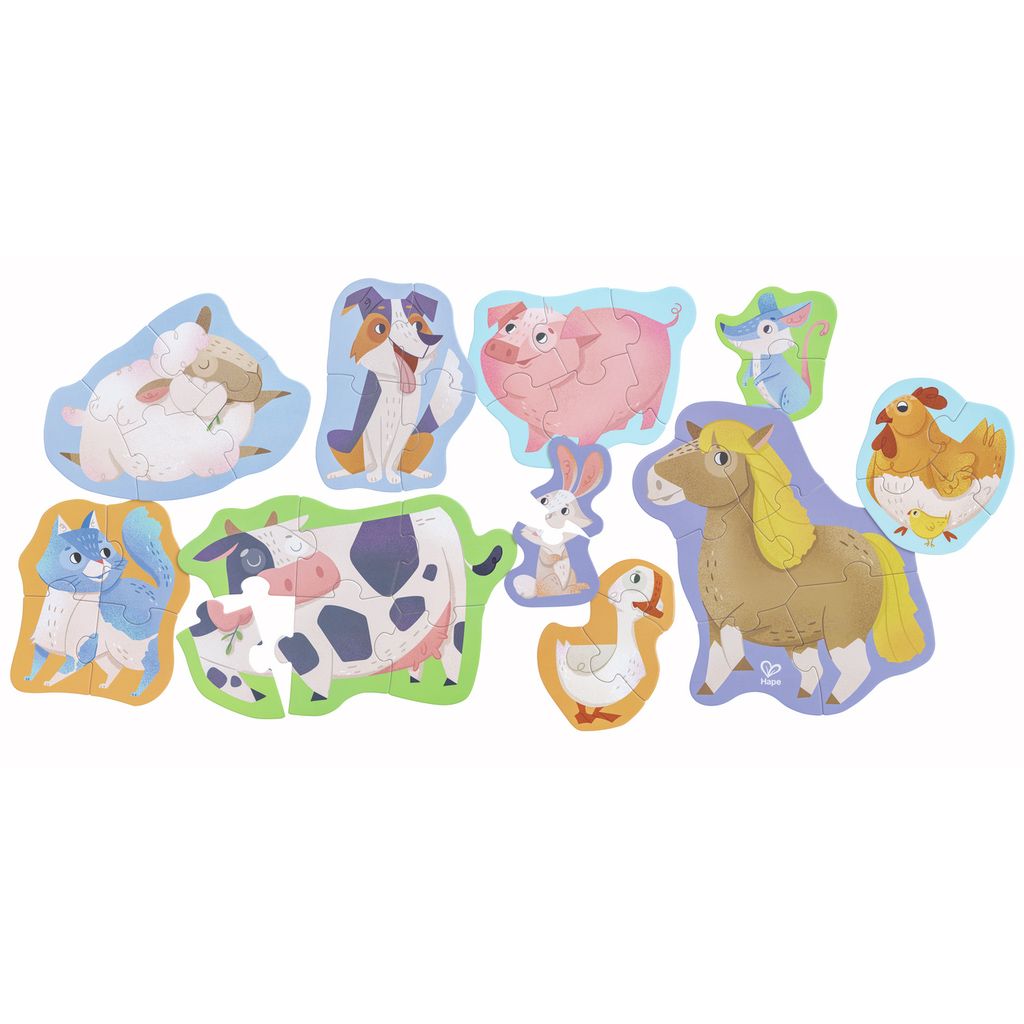Hape Bauernhof-Puzzle