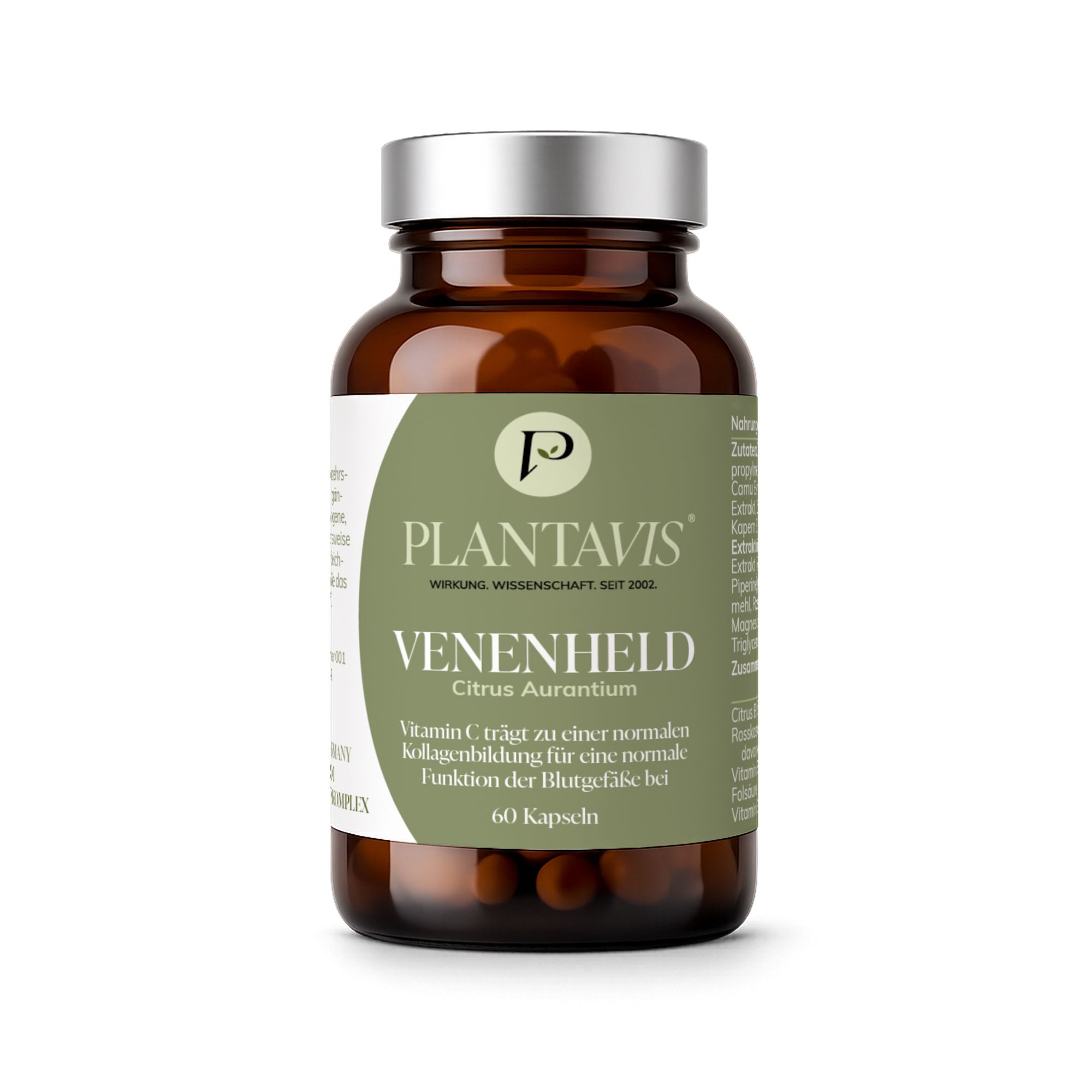 PlantaVis, VenenHeld - Citrus Aurantium 60 St Kapseln