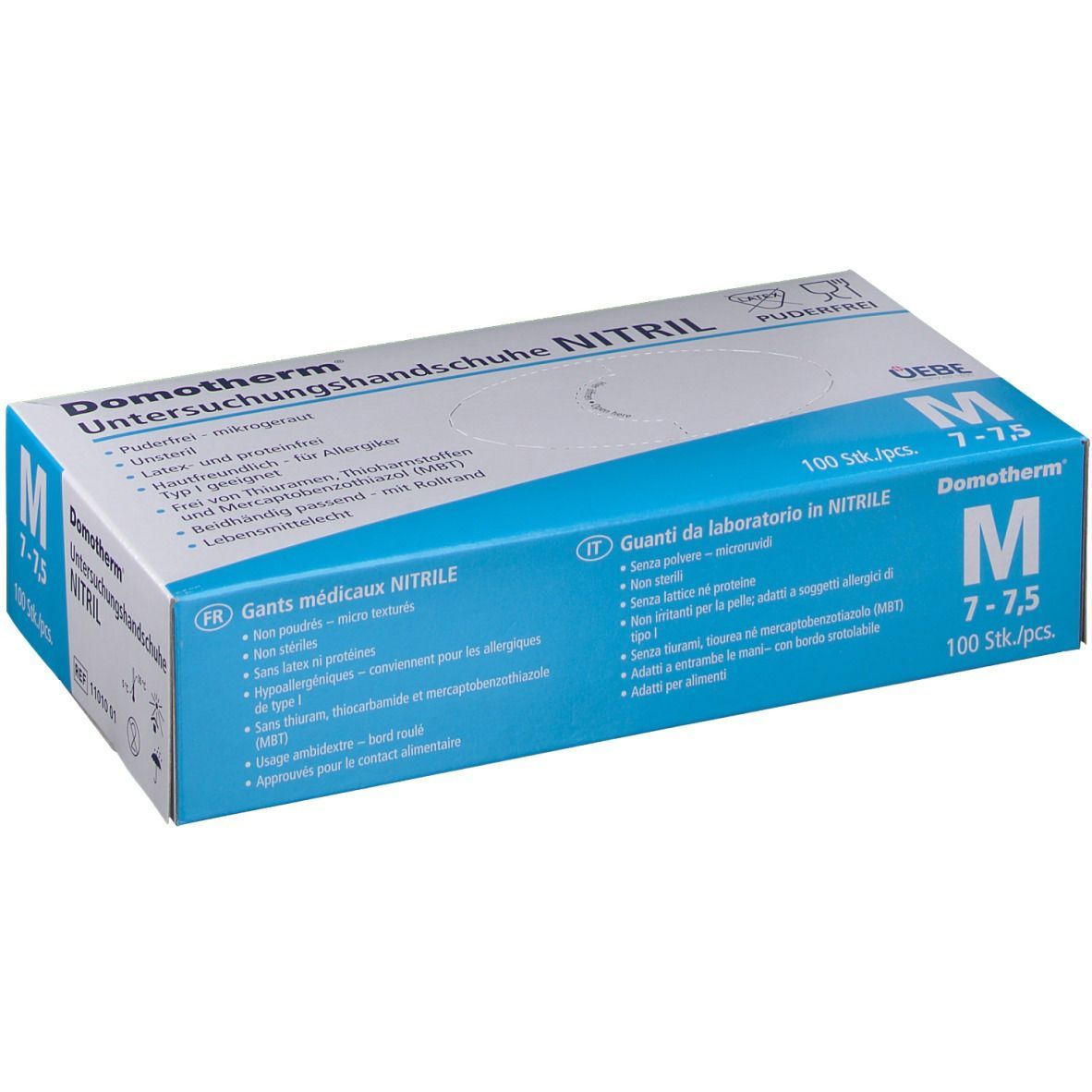 Domotherm® Untersuchungshandschuhe Nitril M 7-7,5