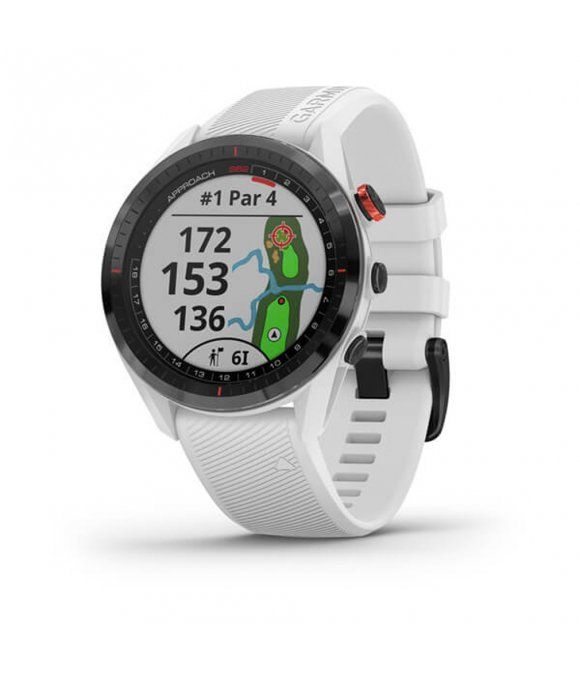 Pulsuhr / Tracker Garmin SmartWatch Unisex Golf-Uhr Approach S62 Weiß-Schwarz 010-02200-01