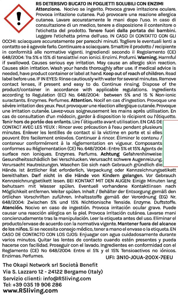Text über das Produkt und seine Inhaltsstoffe. Warnhinweise und Anweisungen zur Verwendung.