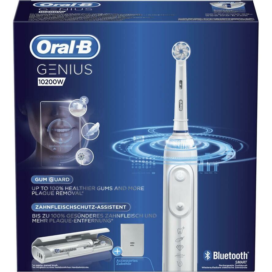 Oral-B Genius 10200W Elektrische Zahnbürste Mit Zahnfleischschutz ...