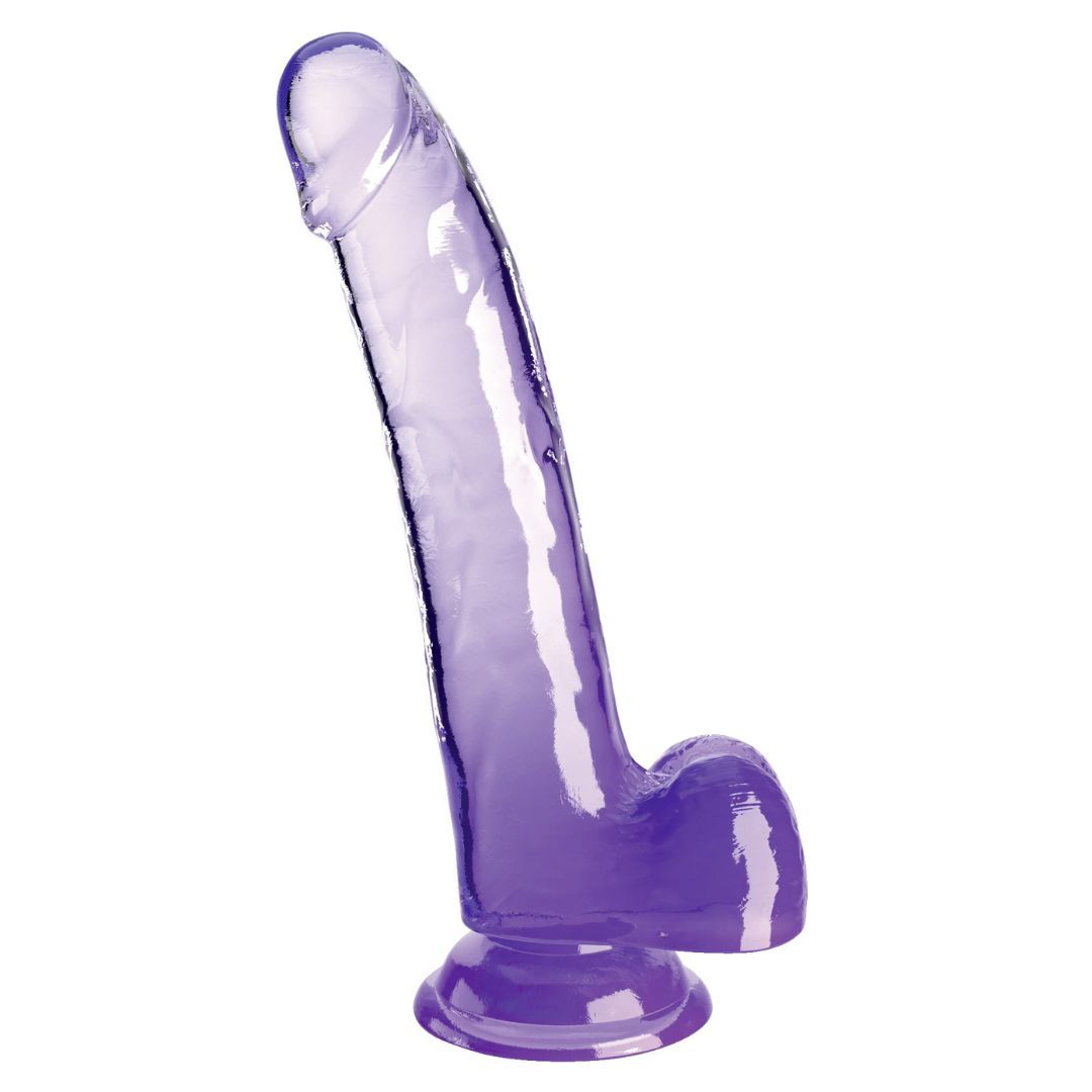 Naturdildo mit Saugfuß, King Cock Clear