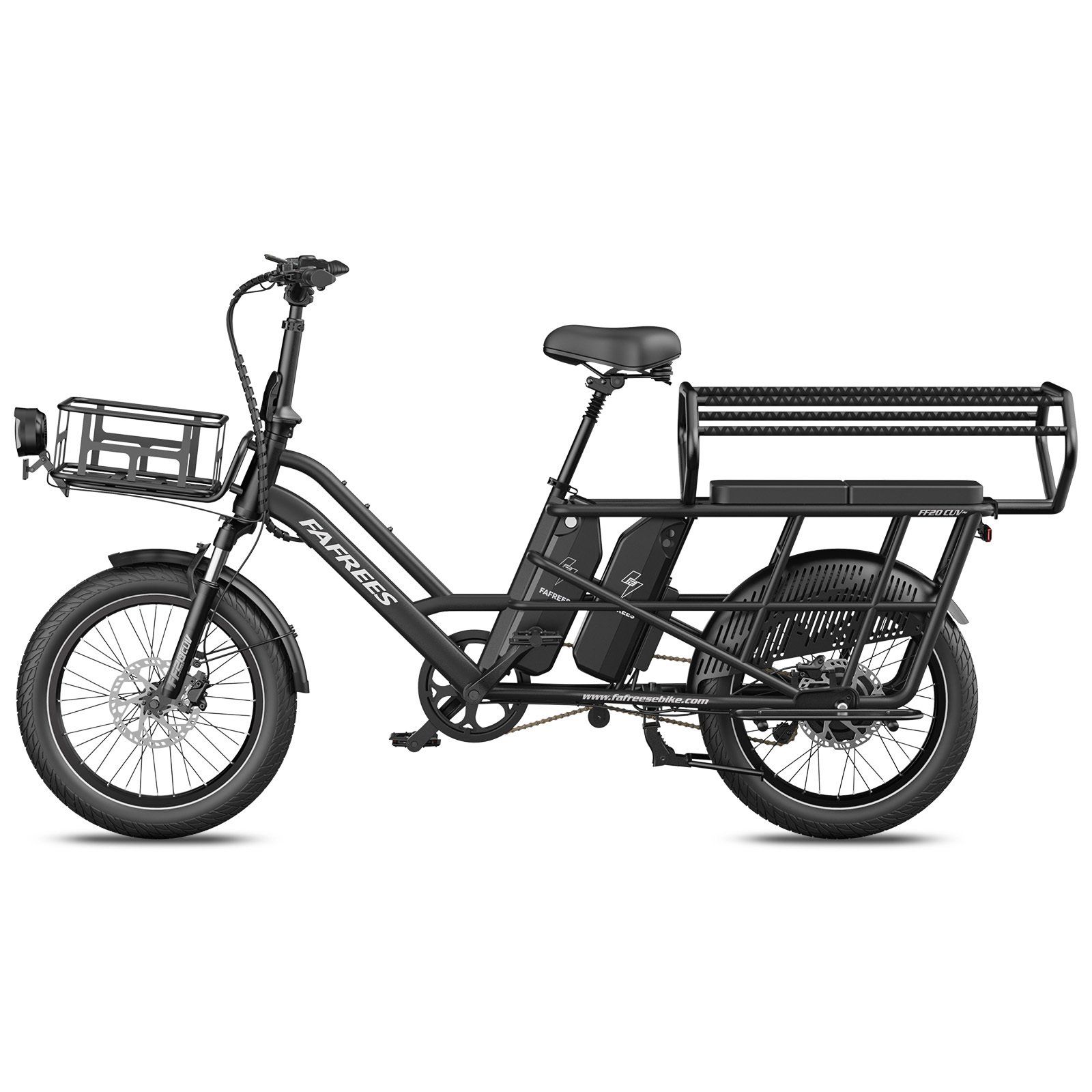 FAFREES FF20 CUV Modulares Longtail-E-Bike – Dual-Akku 30 Ah