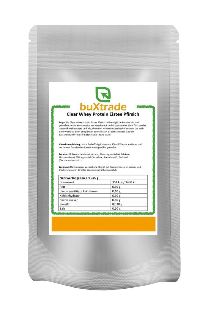 buXtrade Pfirsich Clear Whey Protein