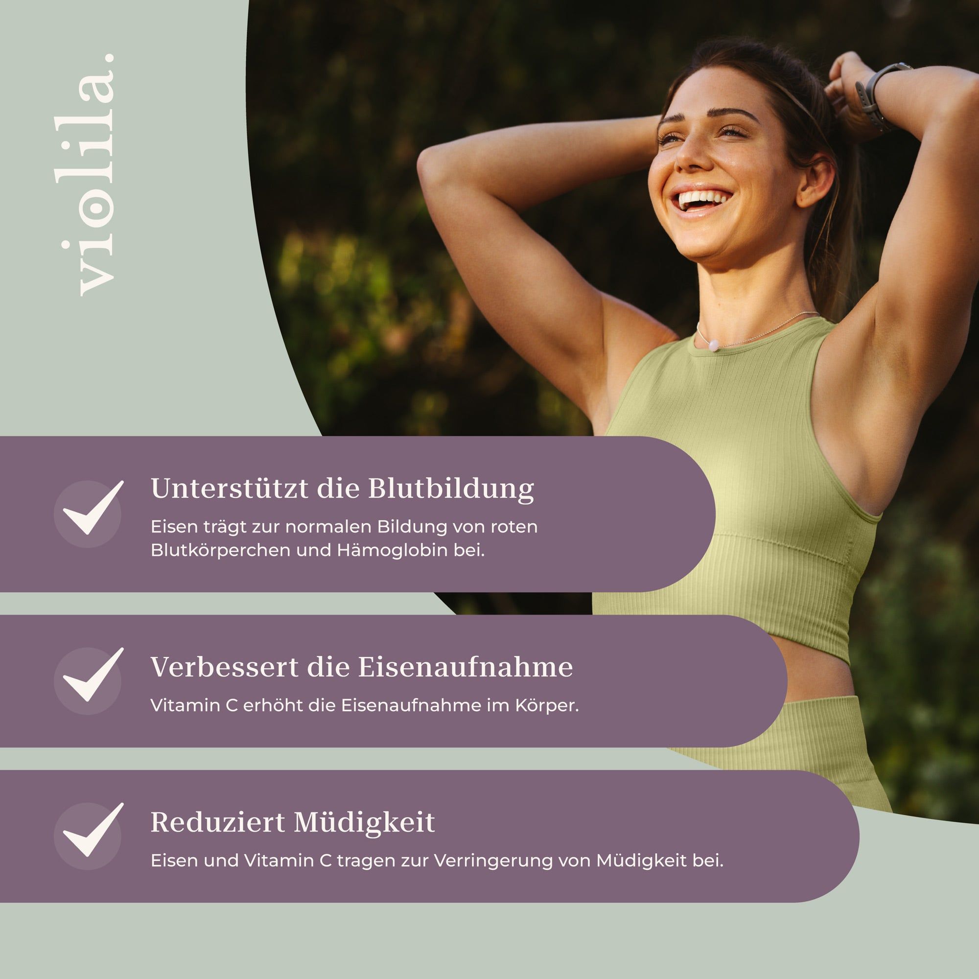 violila Eisen⁺ Vitamin C Kapseln