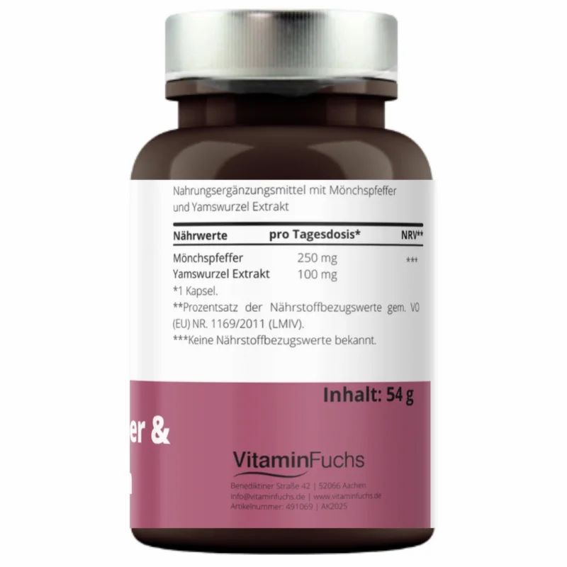 Mönchspfeffer & Wild Yam von Vitamin Fuchs