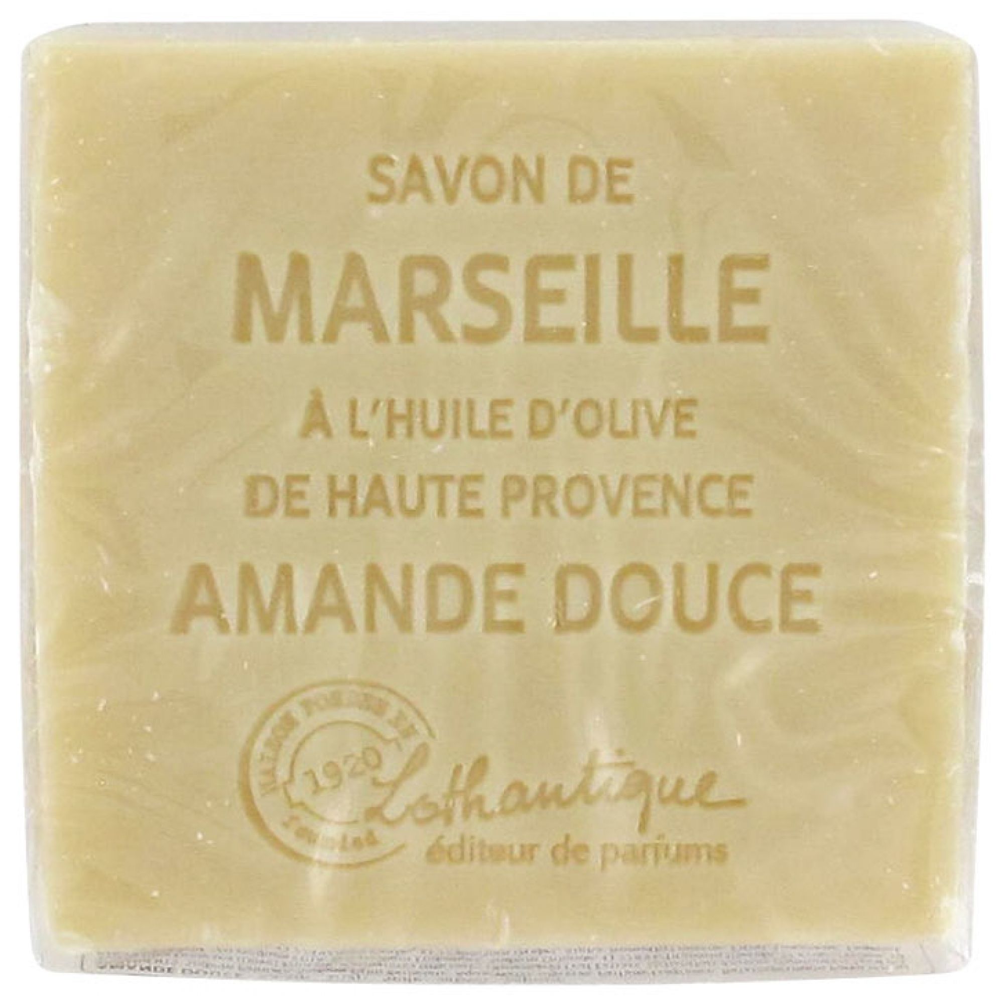 Lothantique Parfümierte Marseille-Seife (Duft: Mandel) 6,5x2,5x6,5 cm