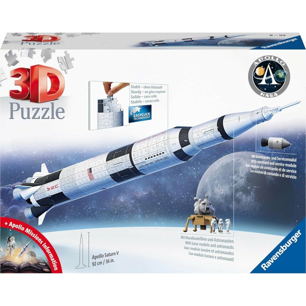 3D-Puzzle Apollo Saturn v Rocket