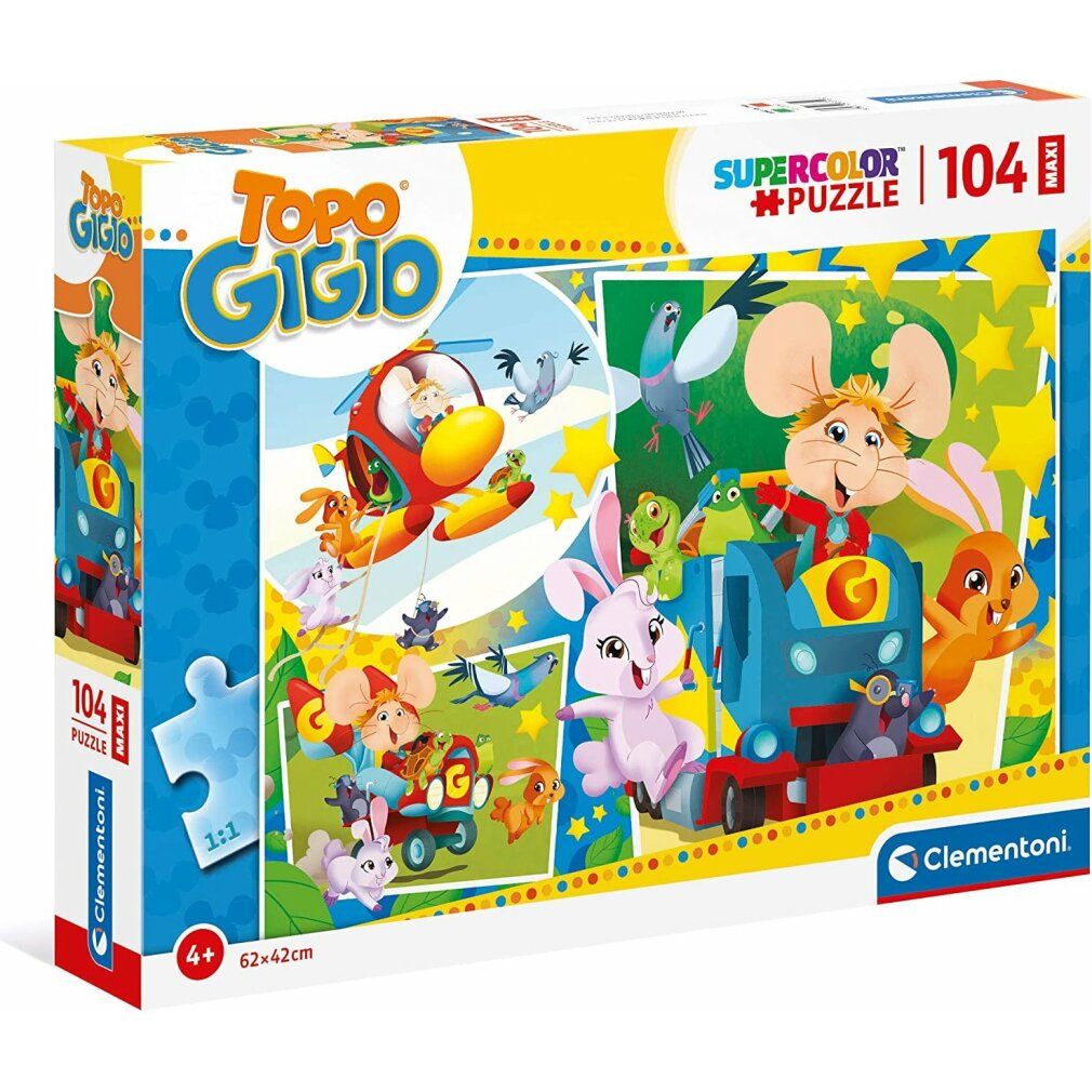 clementoni Puzzle Maus Gigio maxi 104 Teile