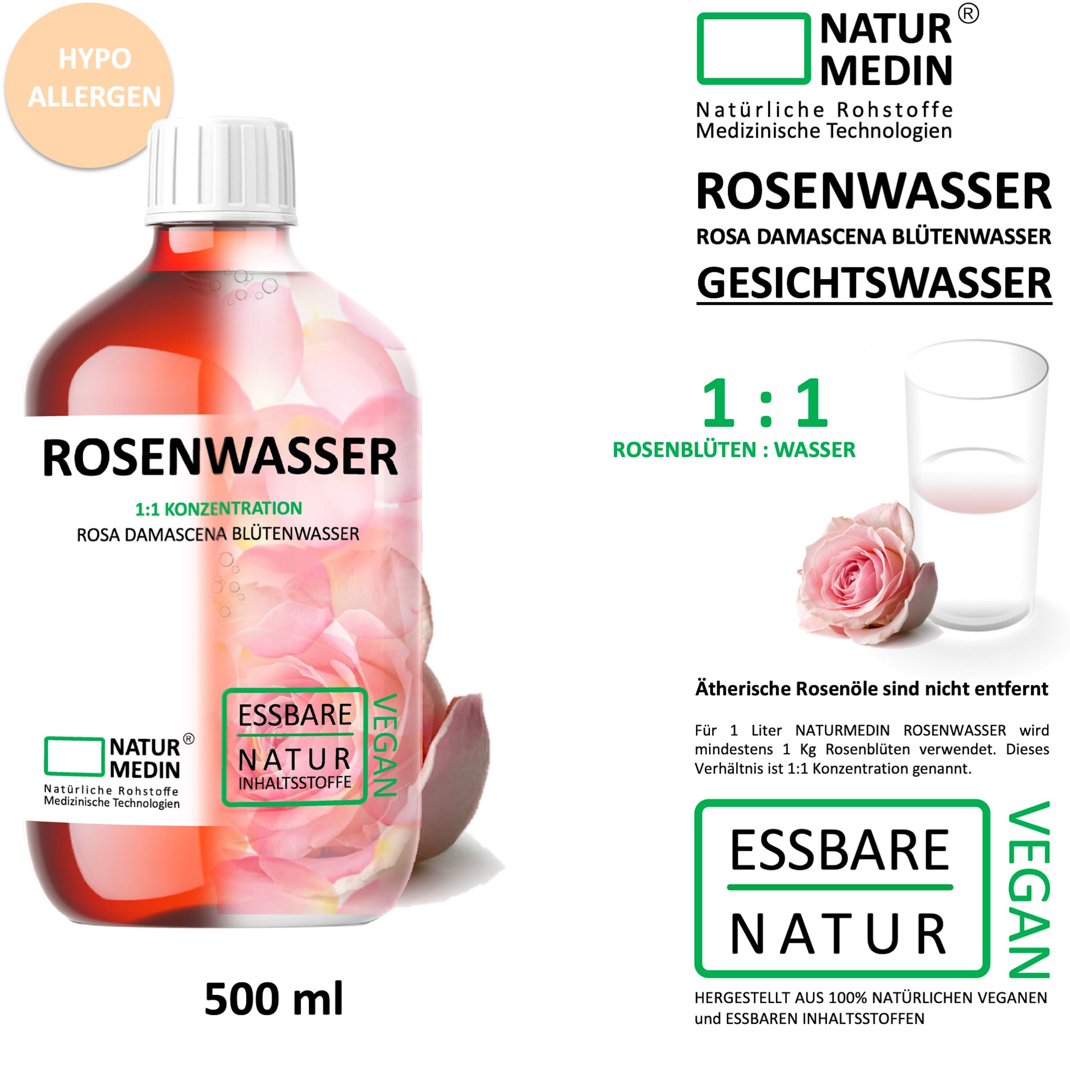 NATURMEDIN® Rosenwasser Balanced