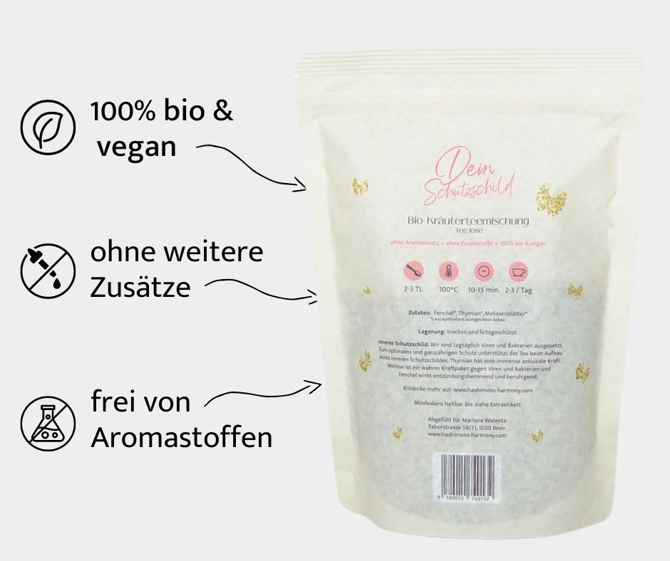 Hashimoto Harmony Bio Schilddrüsentee "Dein Schutzschild" lose