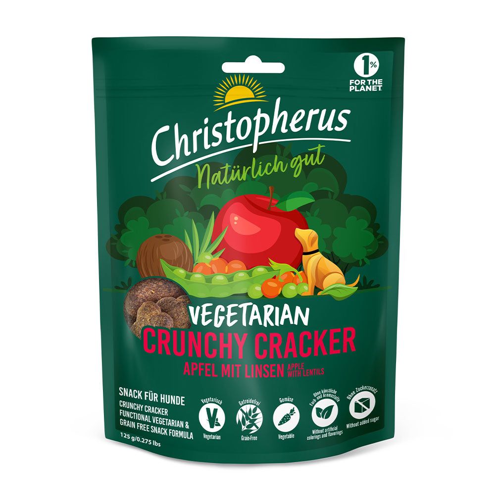 Christopherus Vegetarian - Crunchy Snack - Apfel mit Linsen