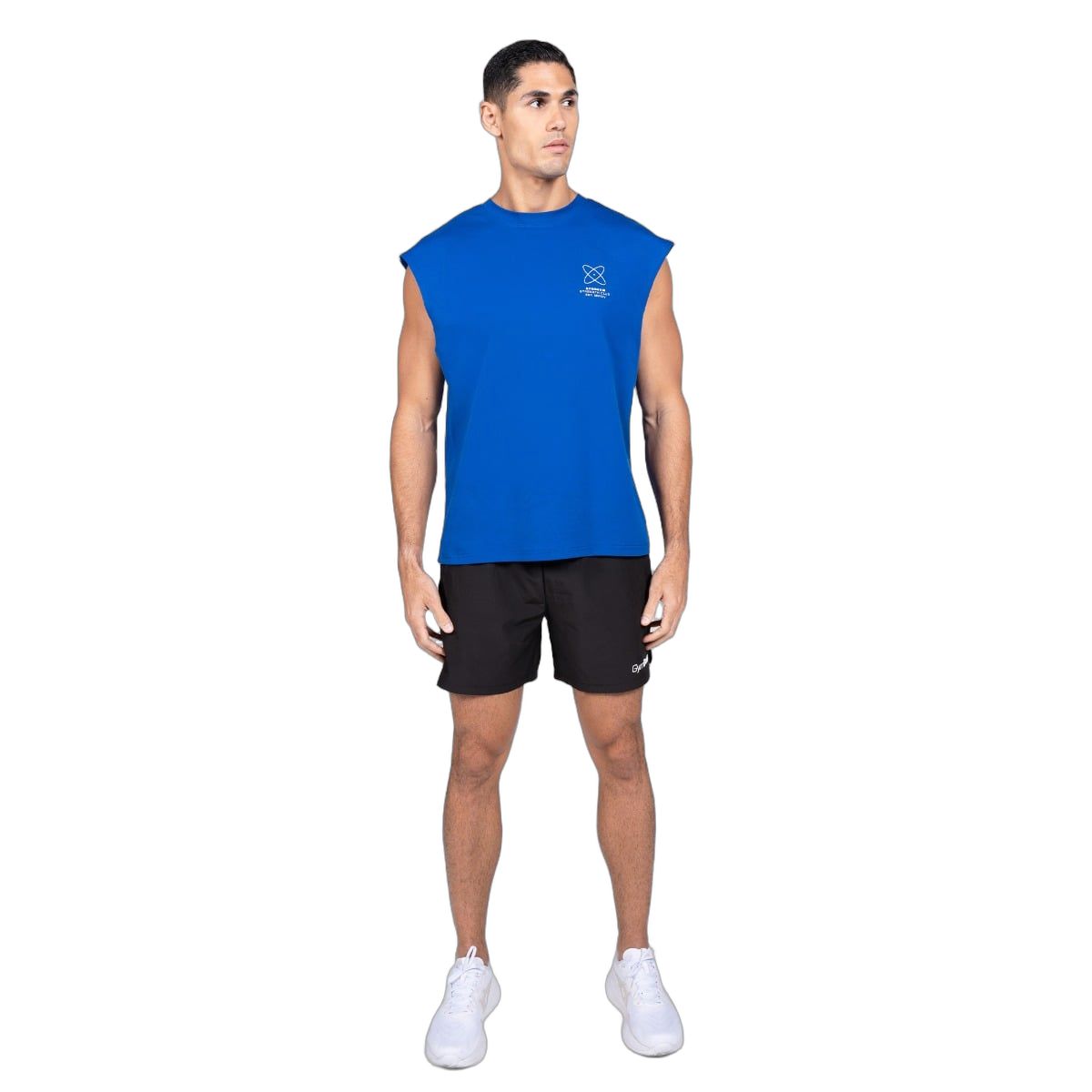 GymBeam Tanktop Herren Regular Discipline Blau
