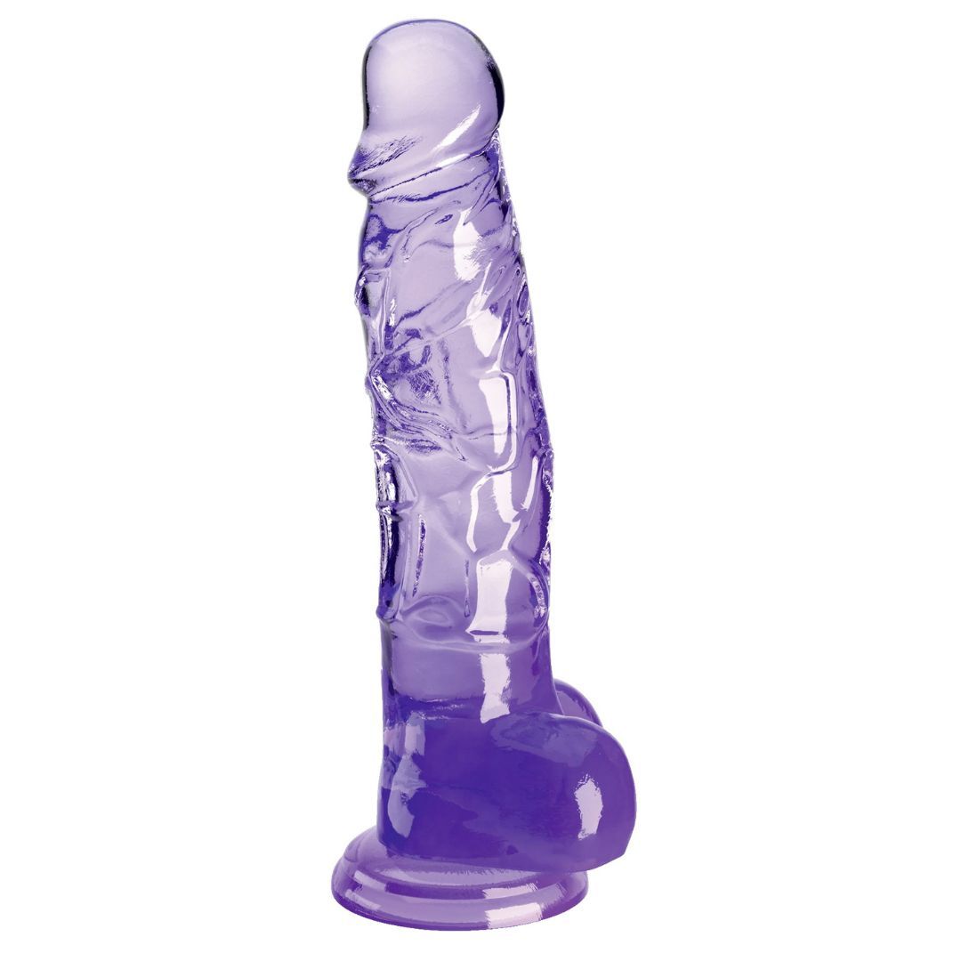 Naturdildo 8'', King Cock Clear 1 St