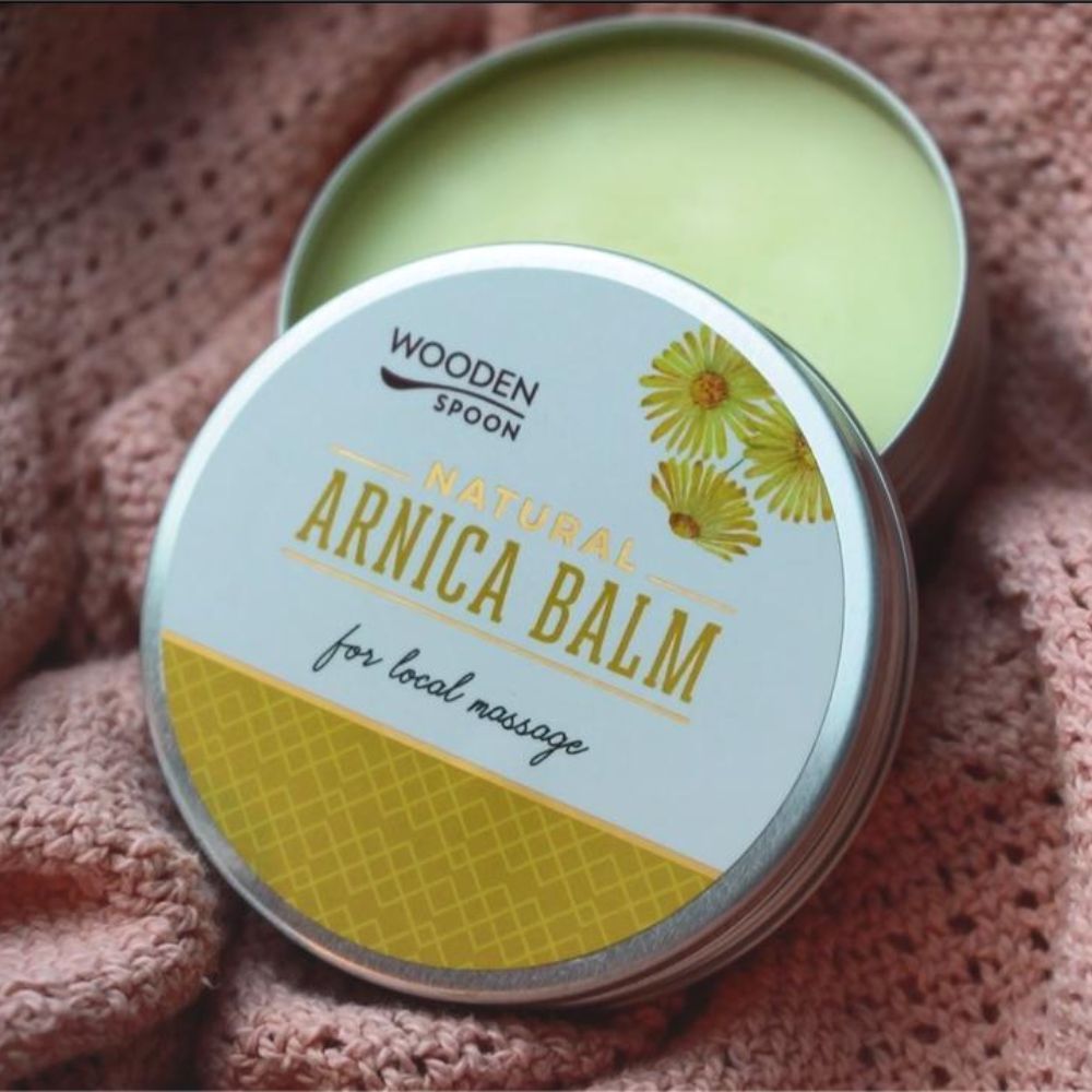 Wooden Spoon Natürliche Massagelotion mit Arnikaextrakt WoodenSpoon