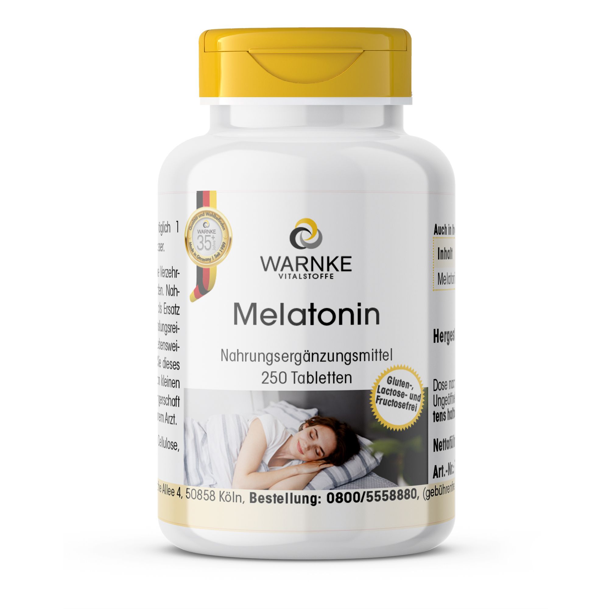 Warnke Vitalstoffe | Melatonin 250 St Tabletten