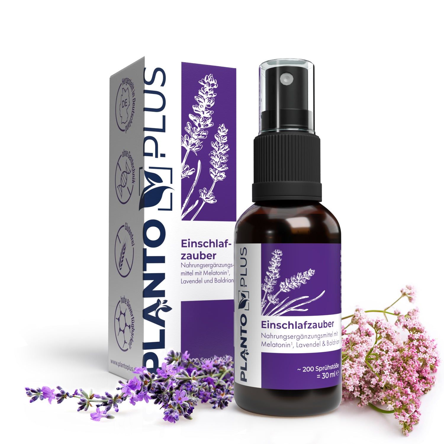 PLANTOPLUS Einschlafzauber Spray mit Melatonin