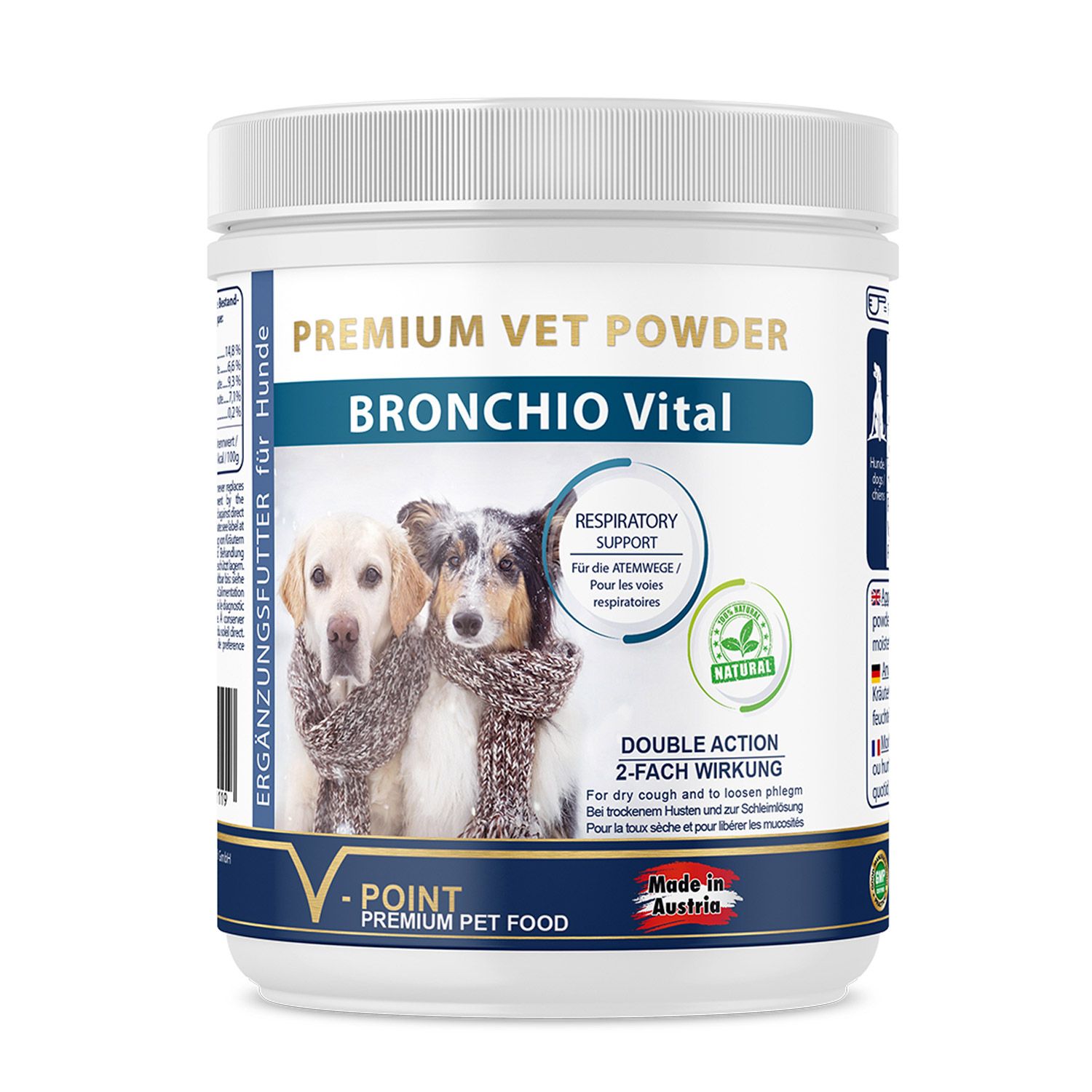 V-POINT® BRONCHIO Vital - für die Atemwege - 100% pflanzlich