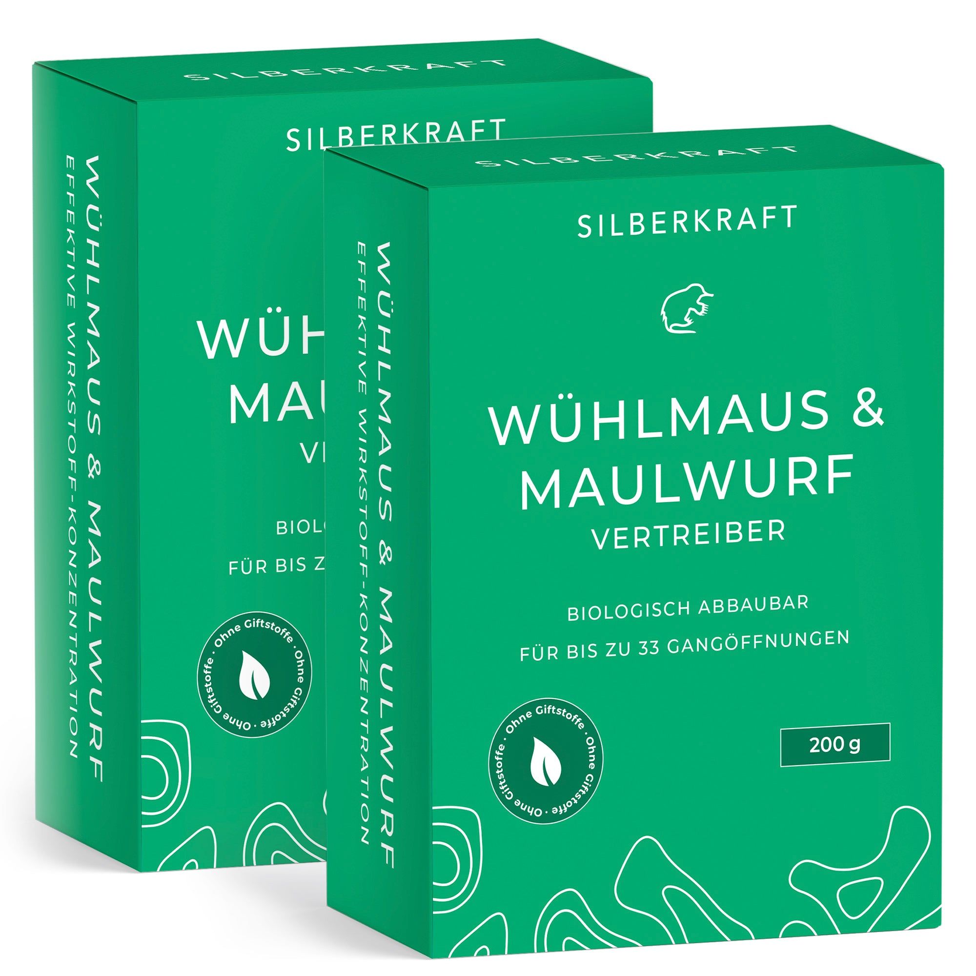 SILBERKRAFT Maulwurf und Wühlmaus Vertreiber