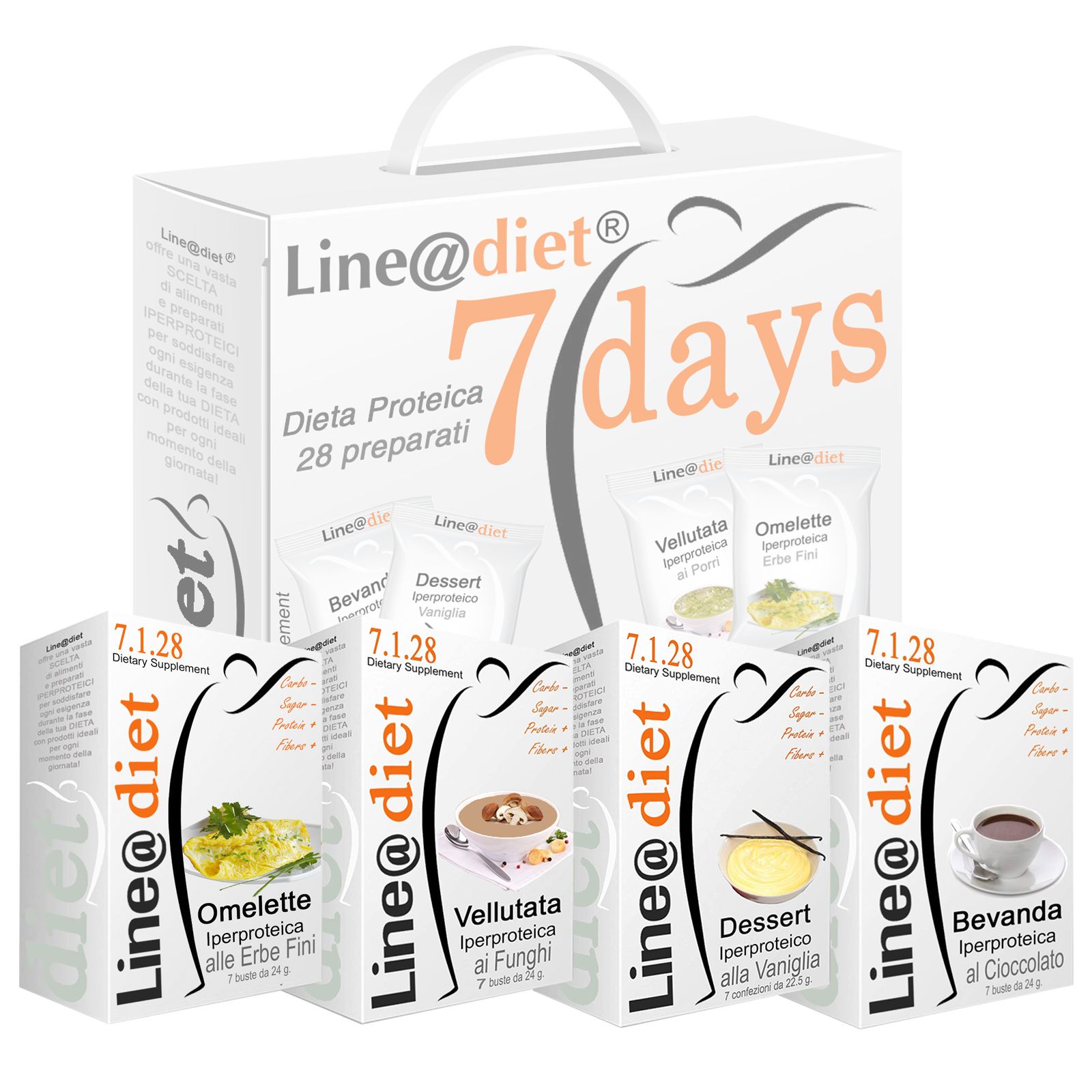 Kit completo dieta keto 7 giorni - misto C
