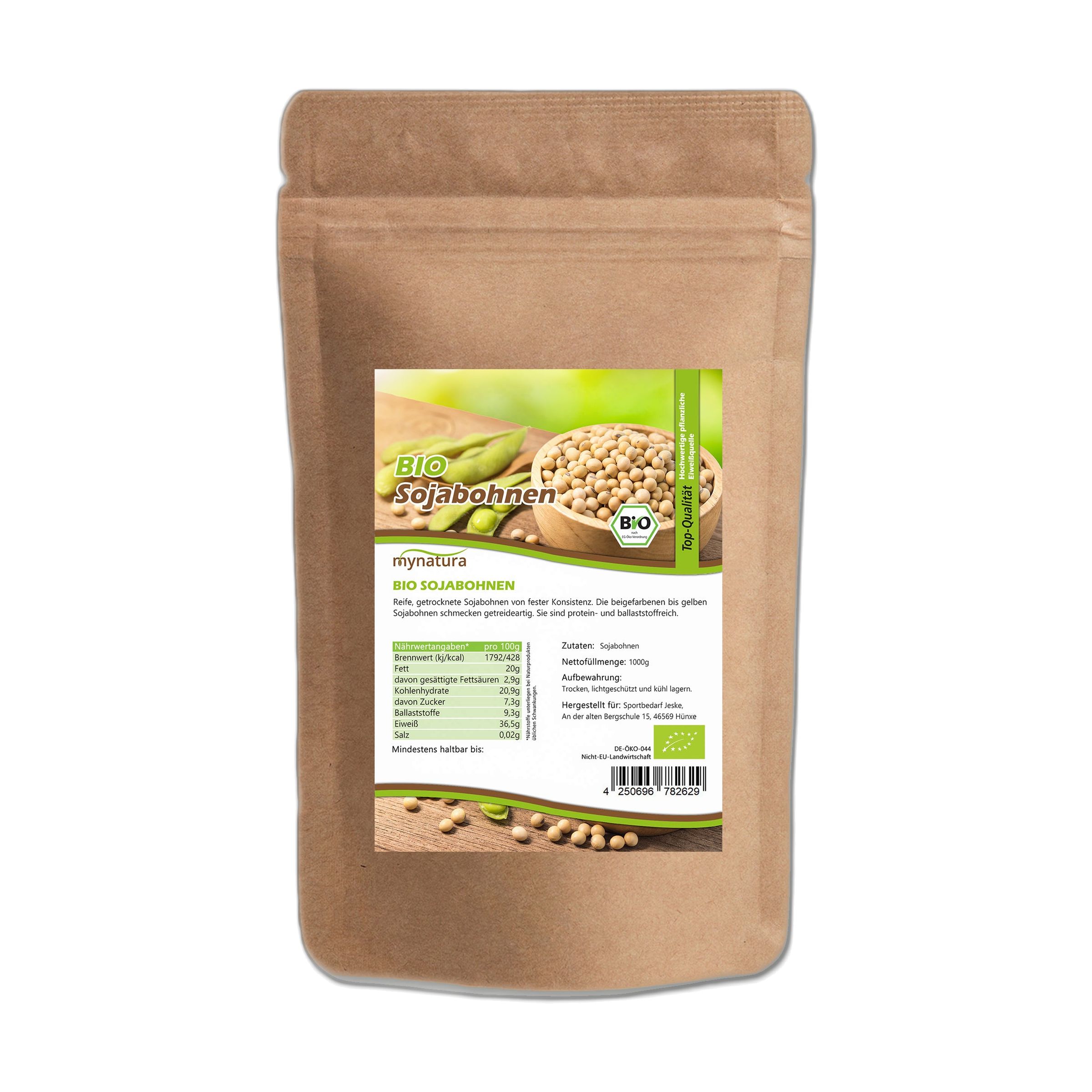 Mynatura Bio Sojabohnen ganz 1000 g