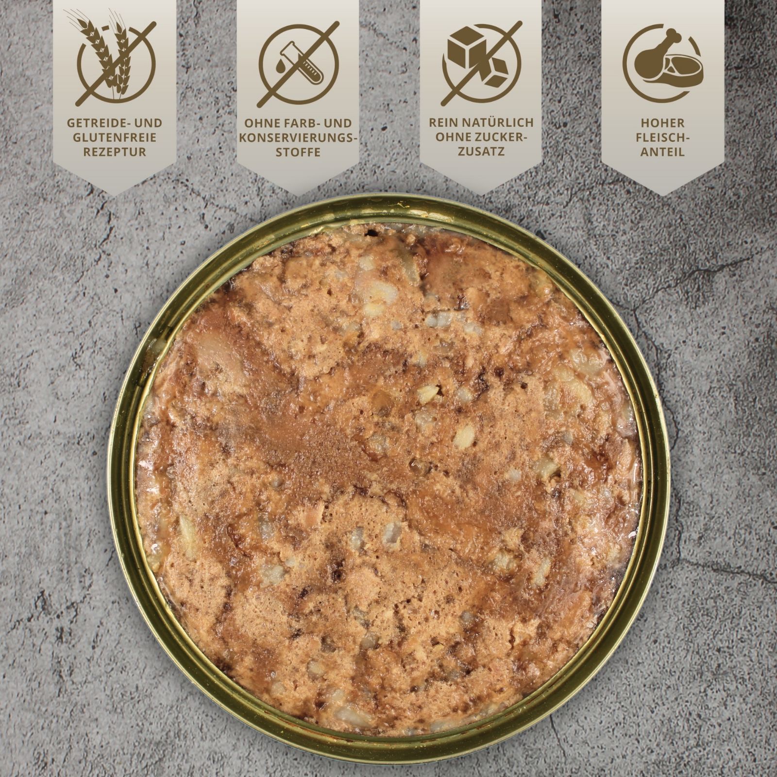 Lecker.Pet® Josie's Saftige Fleischmahlzeit Sensitiv mit Pute & Reis Hundefutter Nassfutter