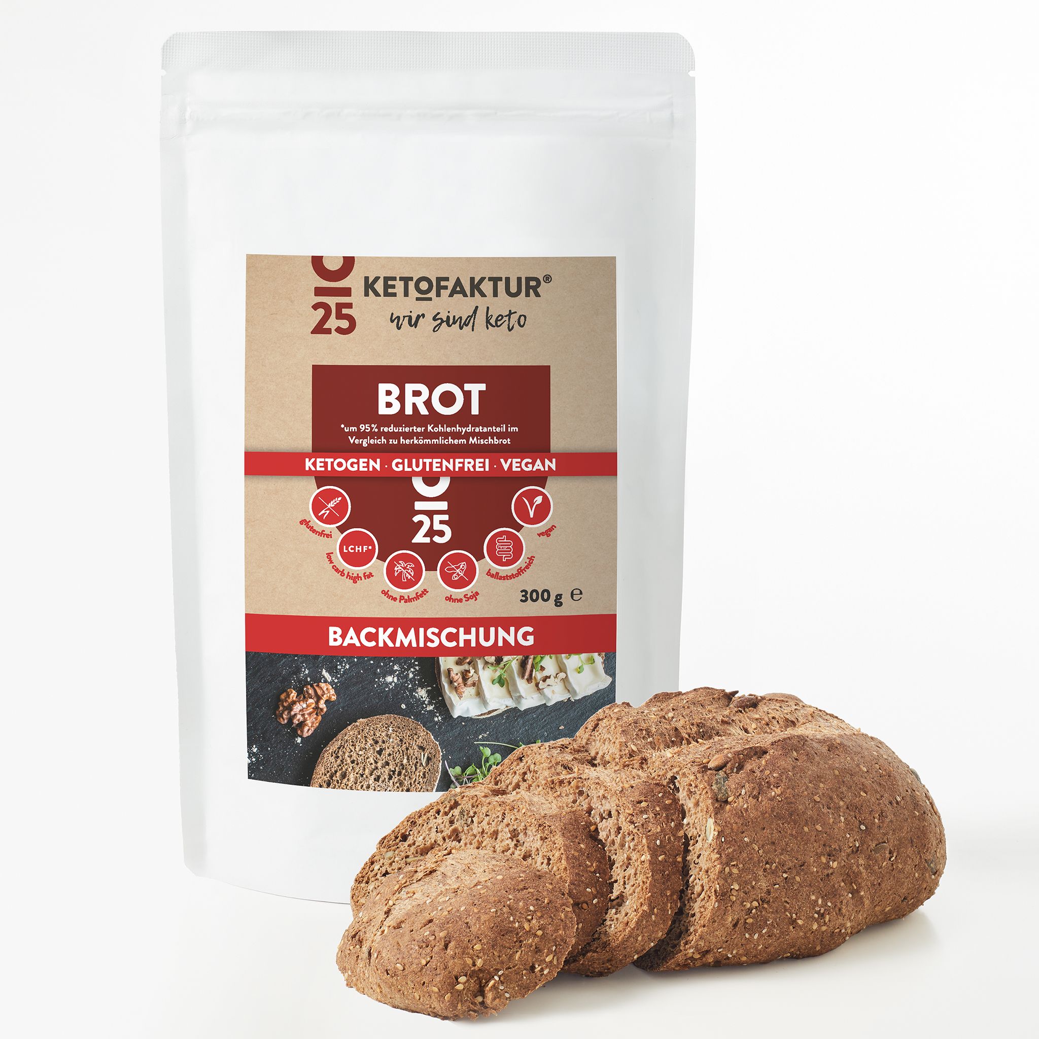 KETOFAKTUR® Backmischung Walnussbrot