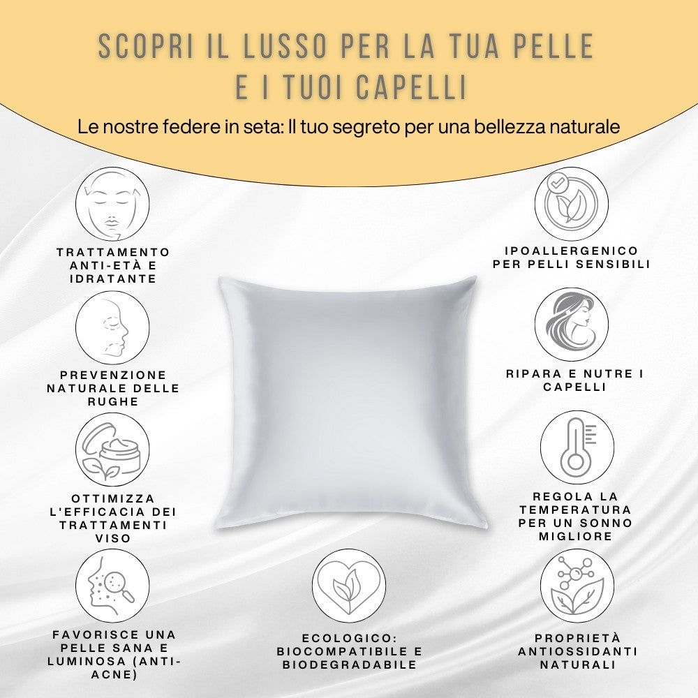 Benefici per pelle e capelli. Federa, icone: anti-età, pelle sana, ecc.