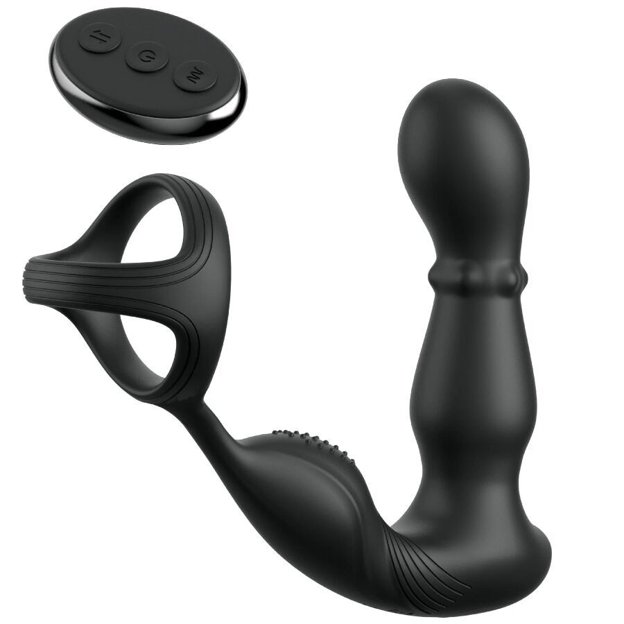 Anal Fantasy - Analvibrator mit Penisring 1 St