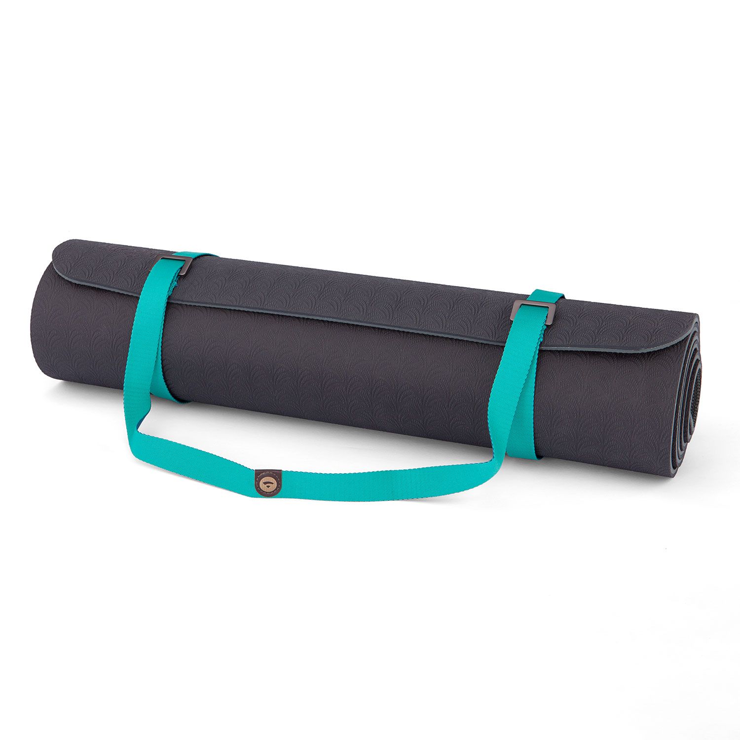 bodhi Zweifarbiger Yogamatten-Tragegurt, petrol/türkis