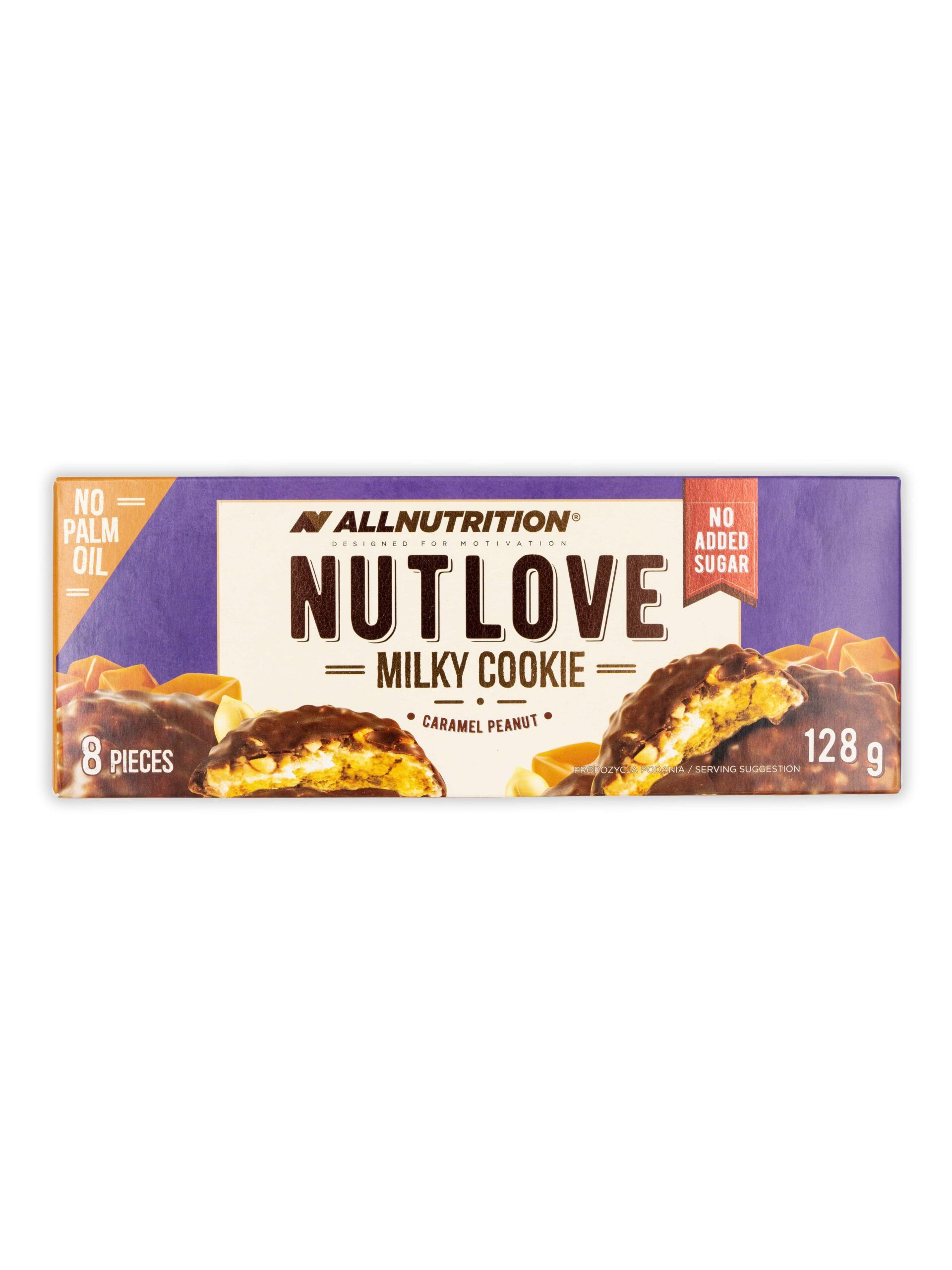 Allnutrition Nutlove Milky Cookie Caramel Peanut 0,128 kg Kekse