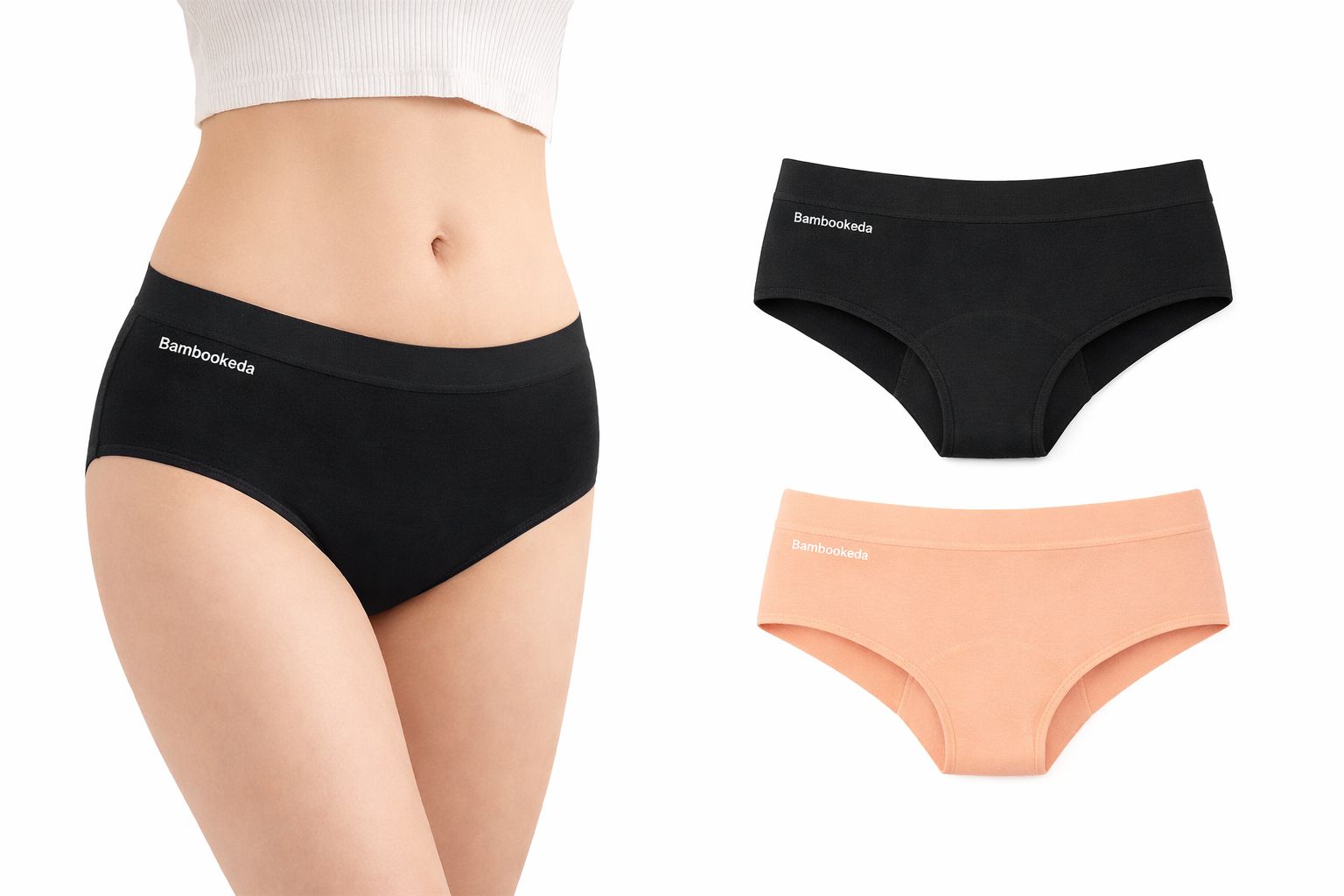 Bambookeda Slip Assorbente Donna per la leggera incontinenza lavabile e riuttilizzabile
