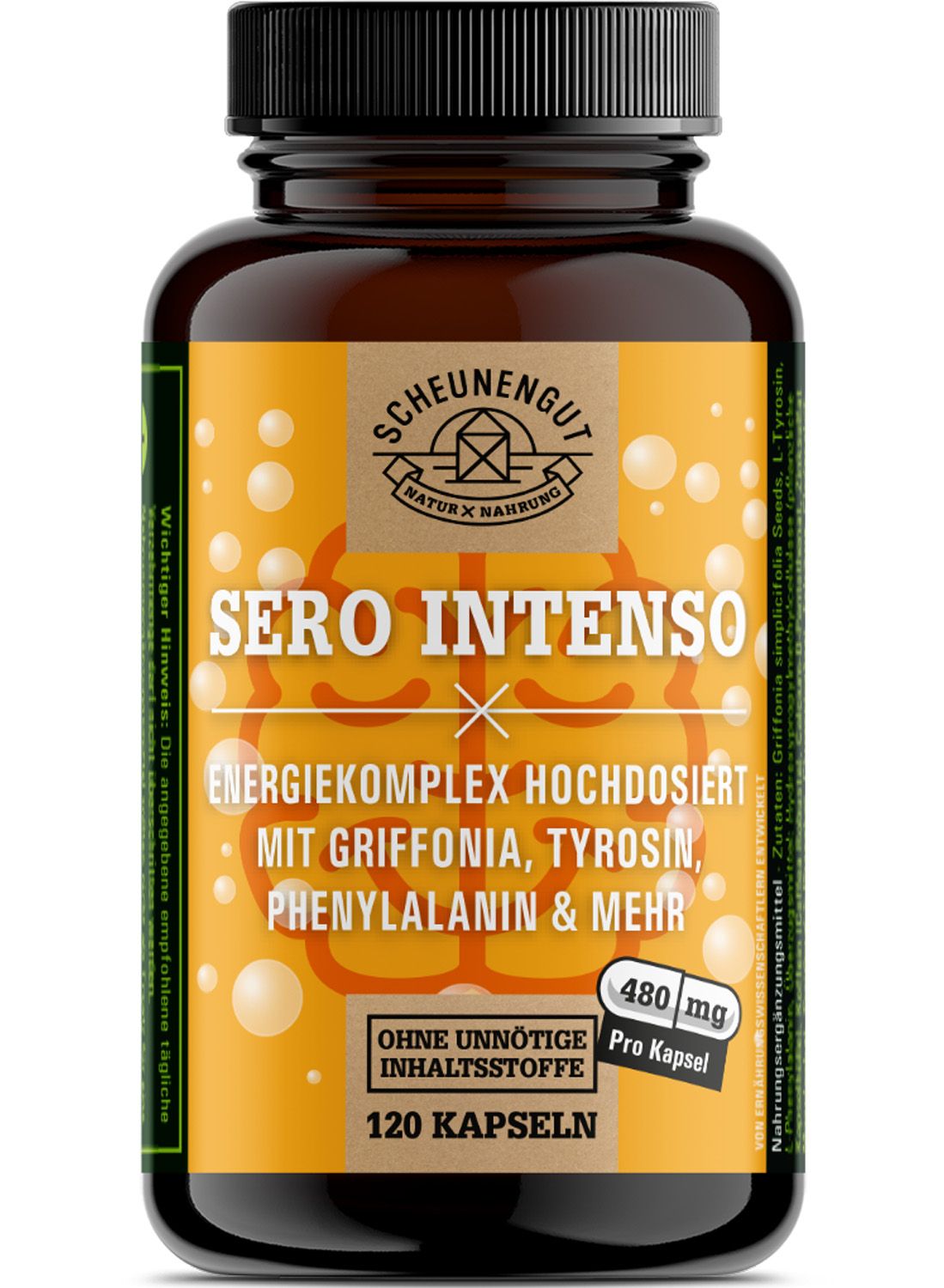 Scheunengut® SERO INTENSO | 5-HTP aus Griffonia | Serotonin Dopamin Kapseln