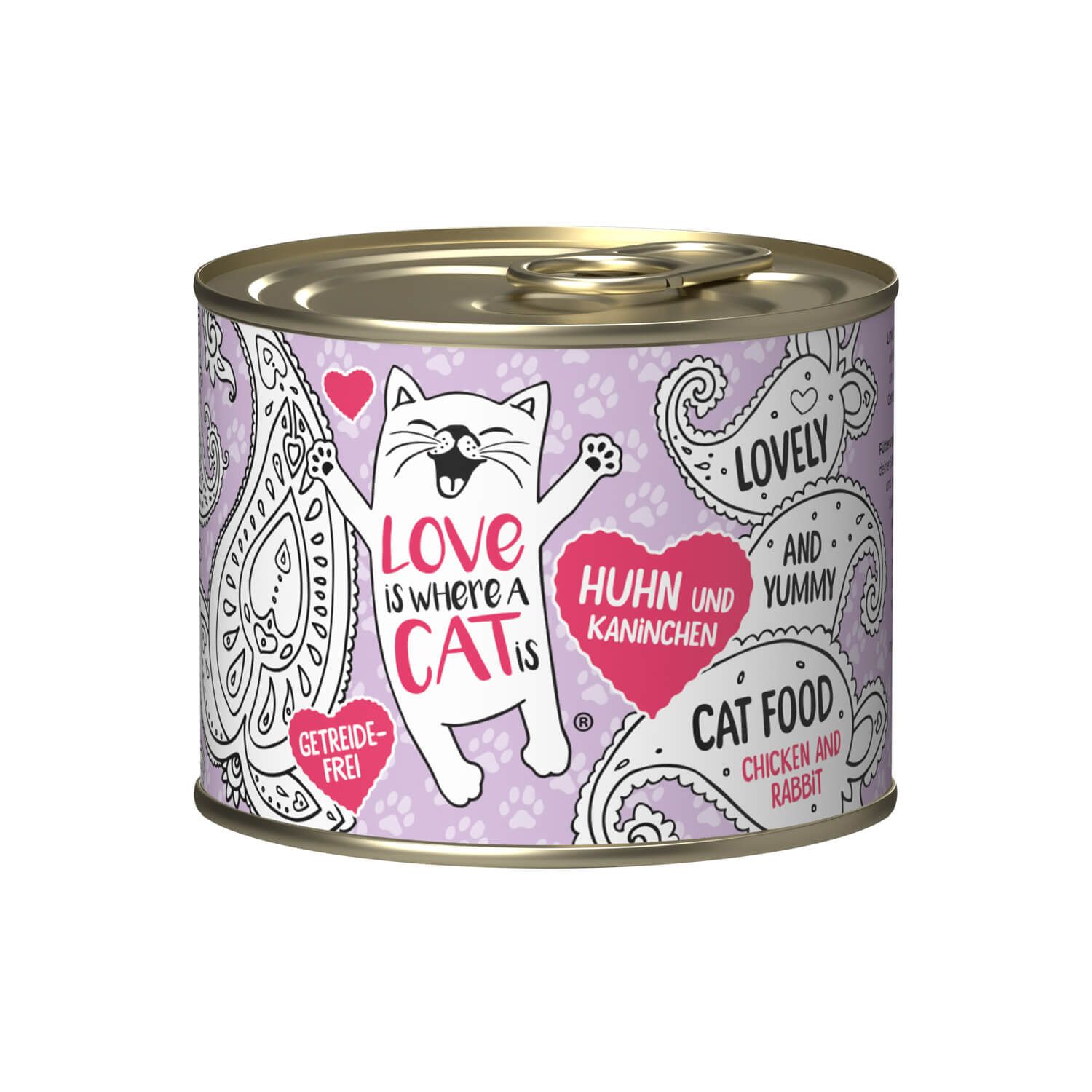 Love is where a cat is® Huhn und Kaninchen